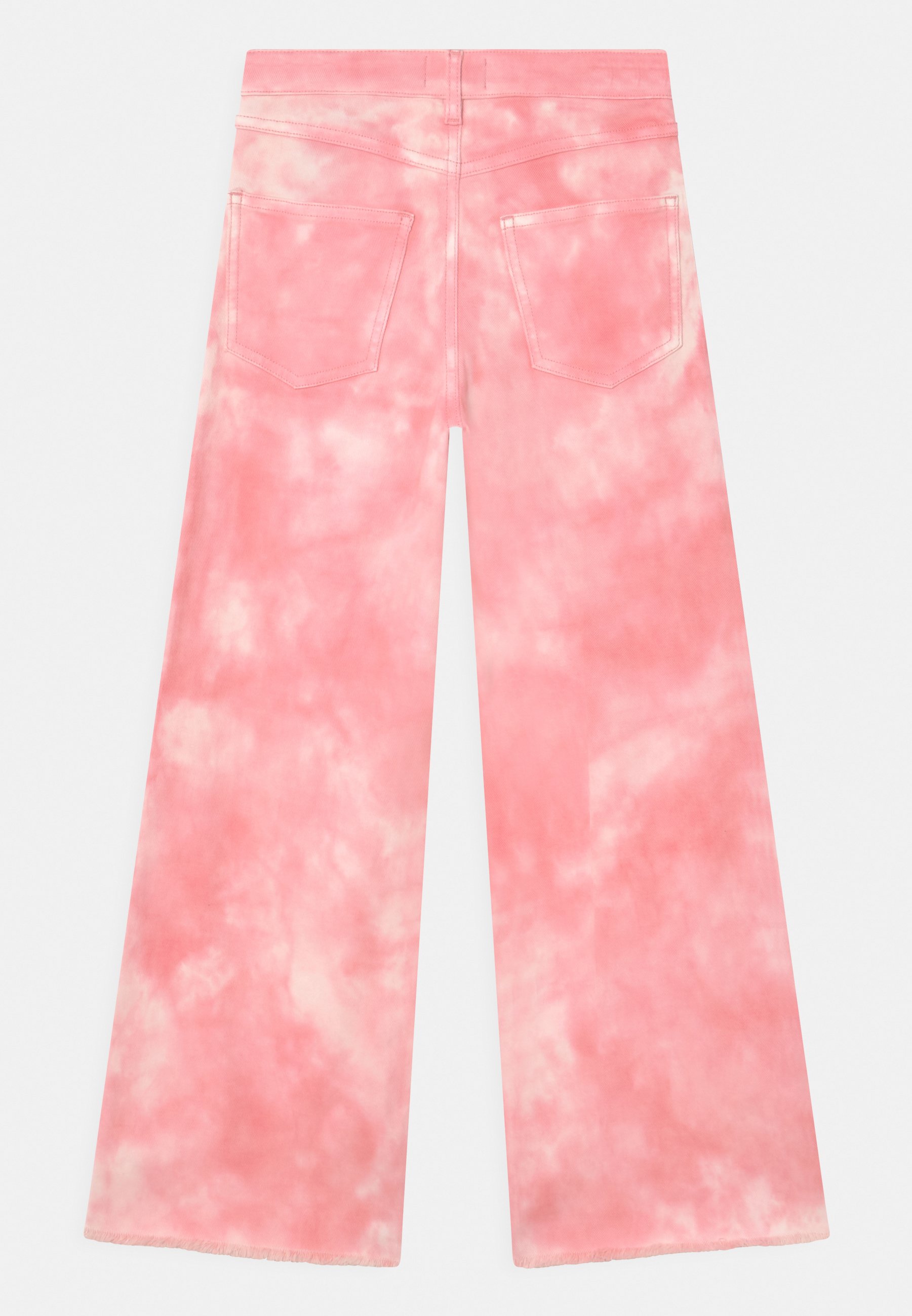 Scotch & Soda SUBTLE TIE-DYE HIGH-RISE PANTS - Relaxed fit jeans - apple blossom/light pink