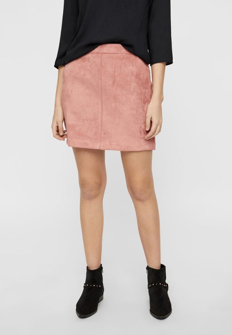 Vero Moda DONNADINA  - Pencil skirt - old rose/light pink