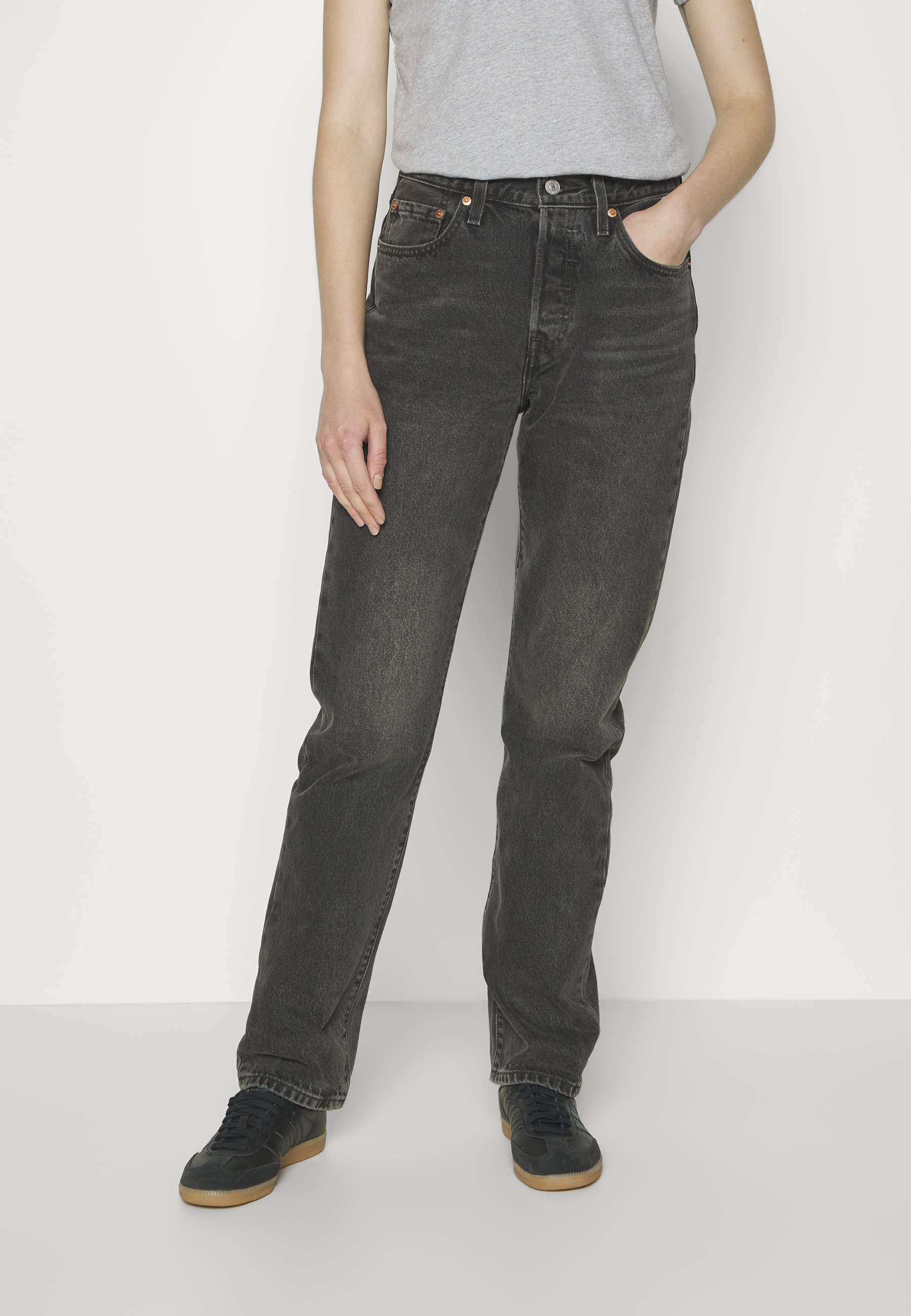 Levi's® 501® JEANS FOR WOMEN - Straight leg jeans - take a hint/dark grey