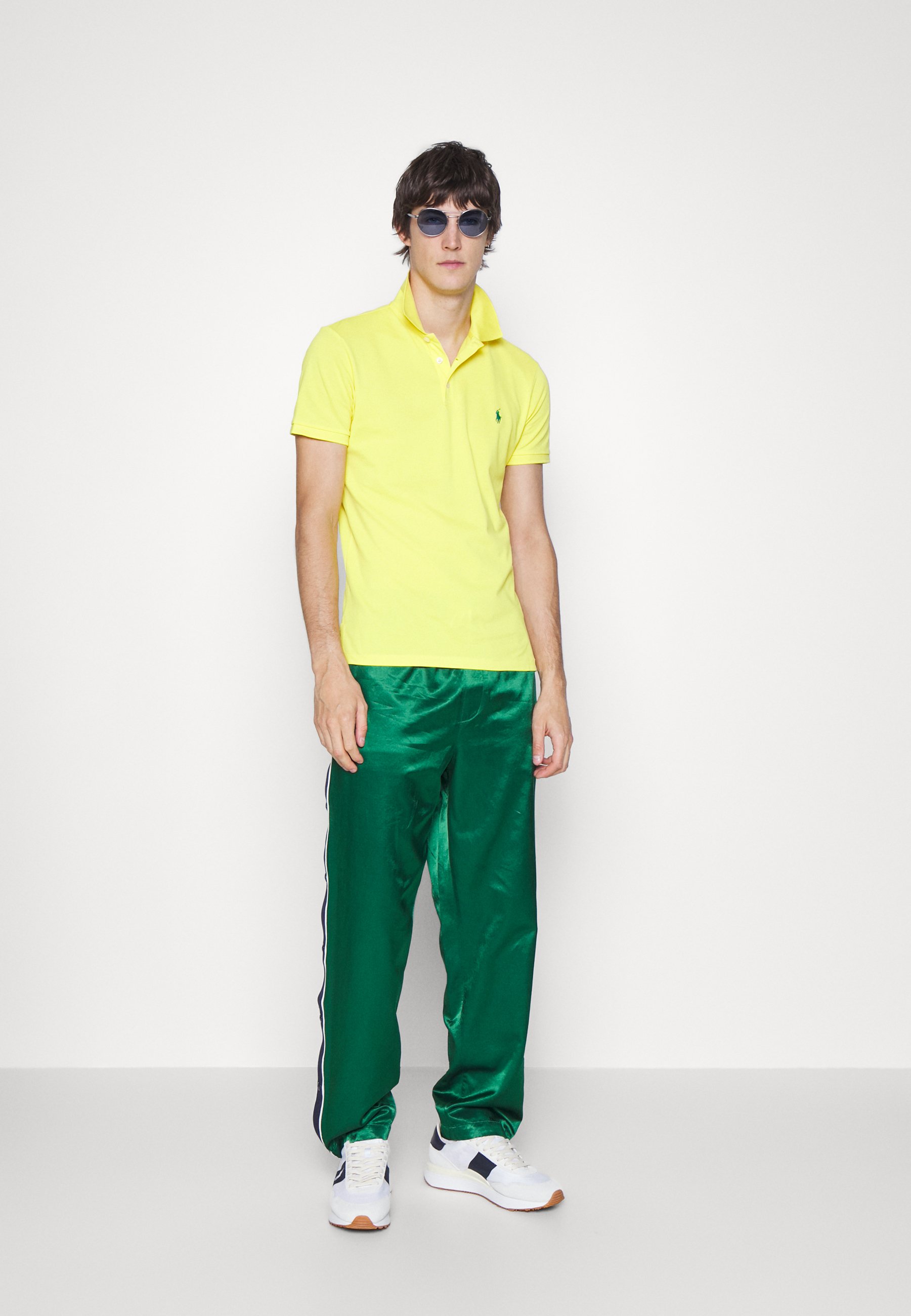 Polo Ralph Lauren SLIM FIT STRETCH MESH POLO SHIRT - Polo shirt - lemon crush/yellow