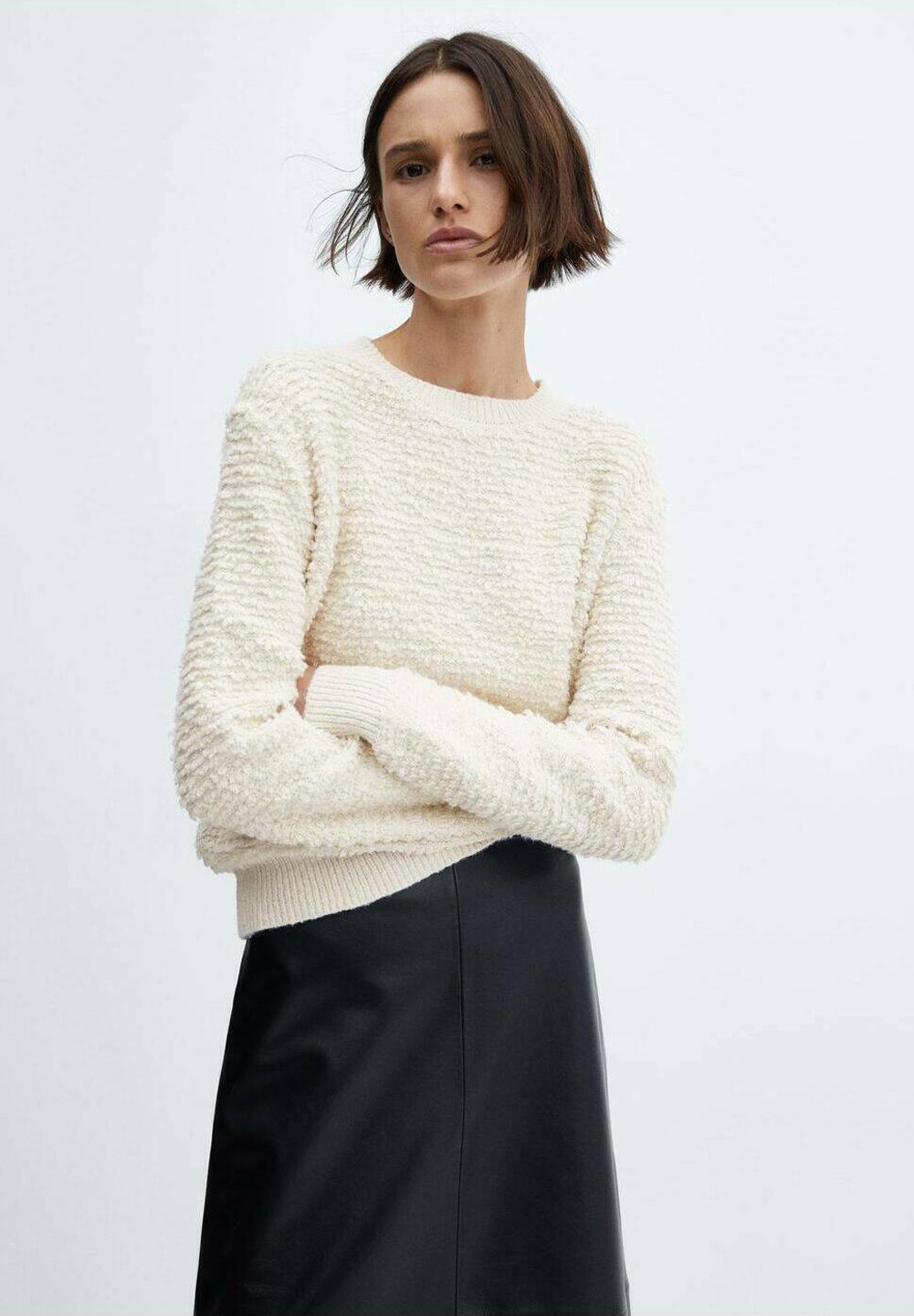 Mango MOPIN - Jumper - écru/off-white