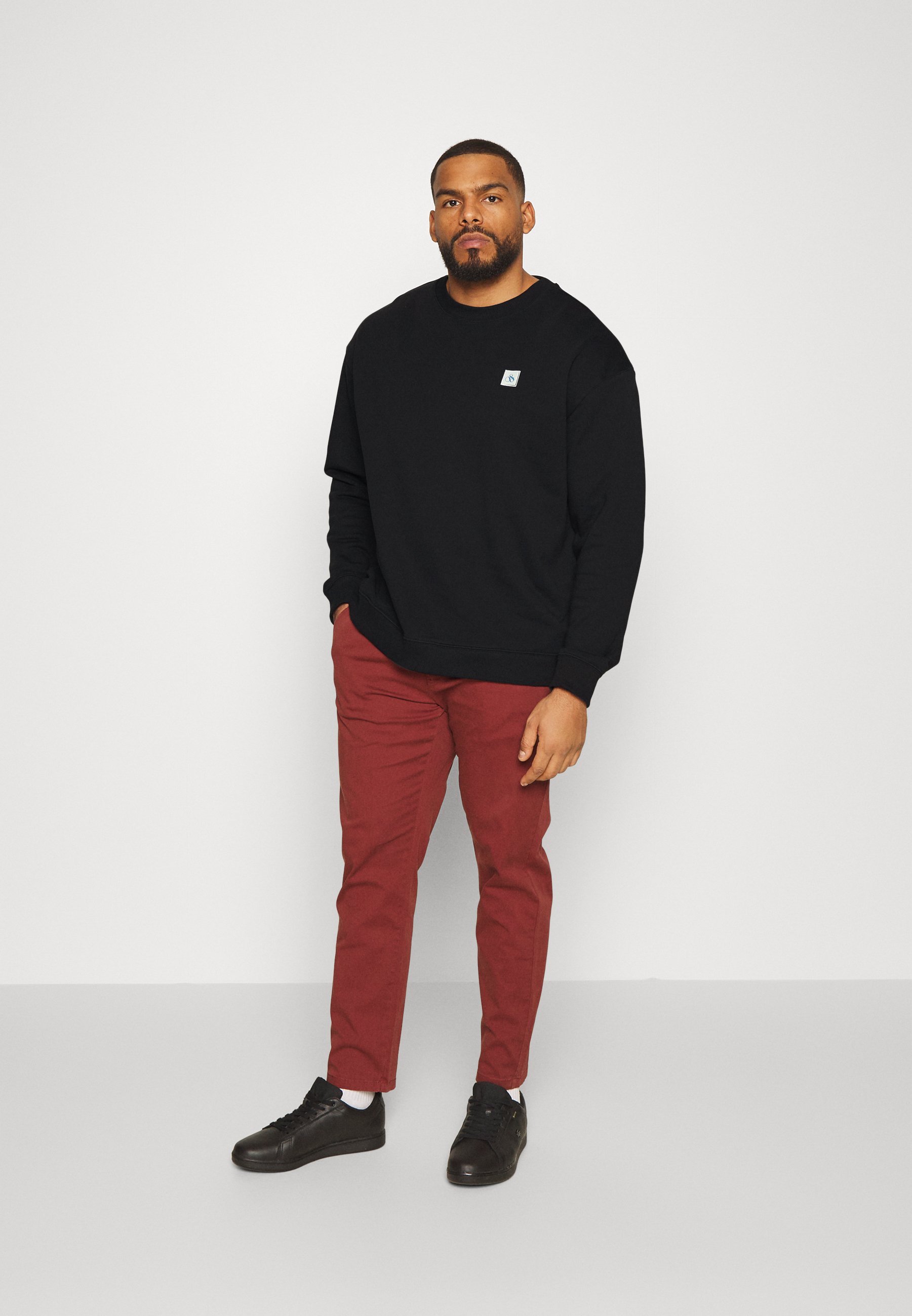 Scotch & Soda CLASSIC ESSENTIAL CREWNECK - Sweatshirt - black