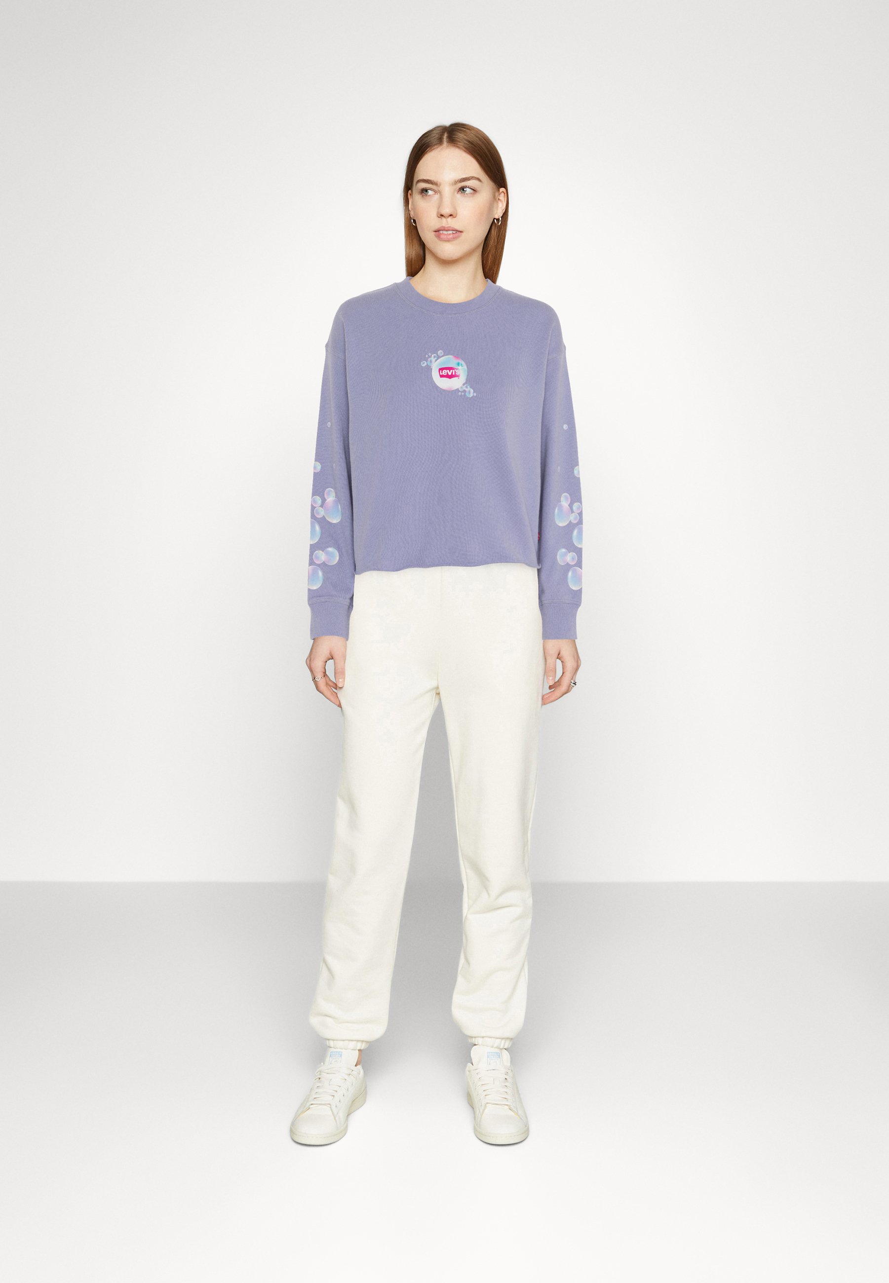 Levi's® CUTOFF STANDARD CREW - Sweatshirt - blues/blue