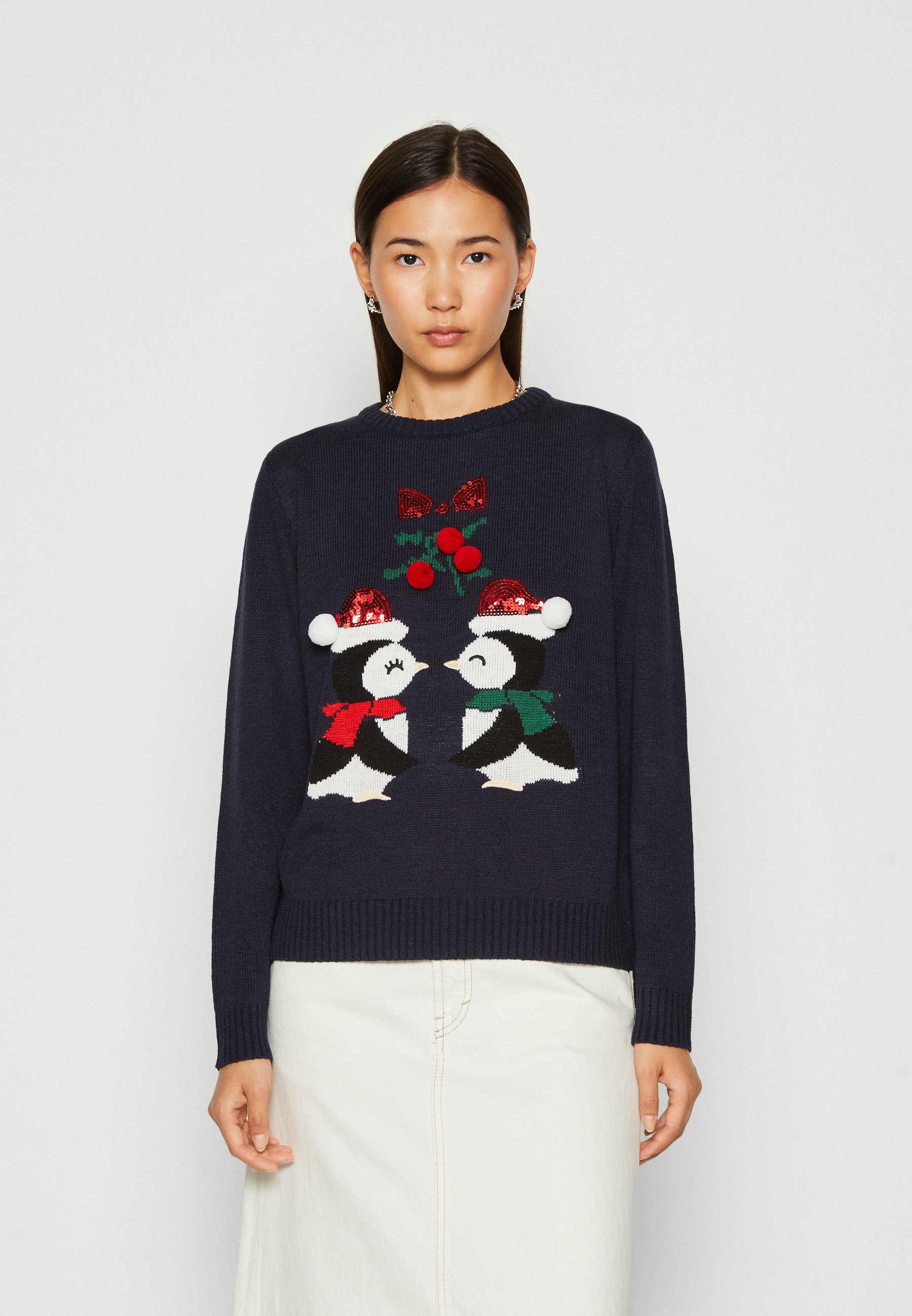 ONLY ONLXMAS KISS ONECK - Jumper - night sky/dark blue