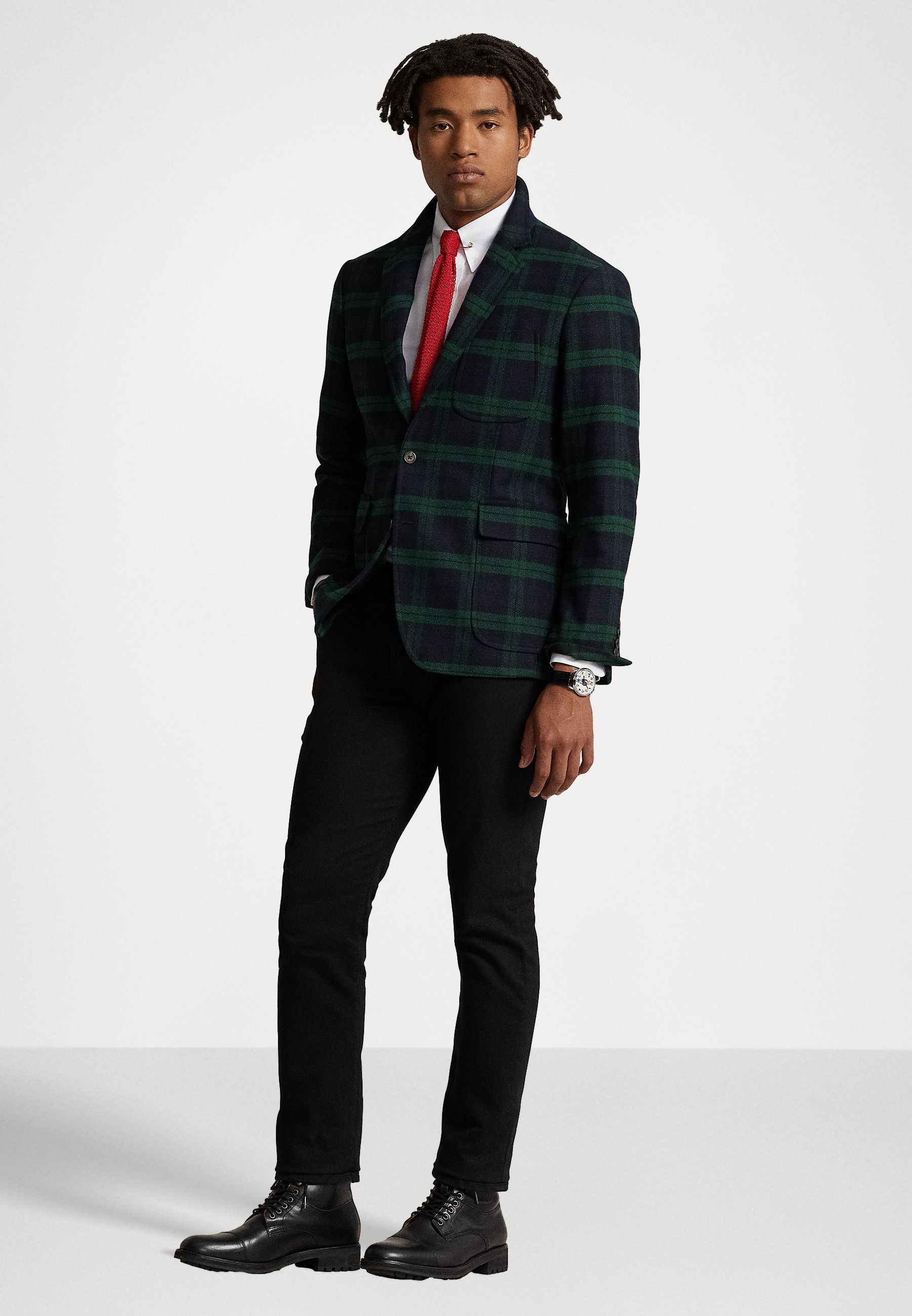 Polo Ralph Lauren SINGLE BREASTED SPORTCOAT - Suit jacket - navy/black/green/blue