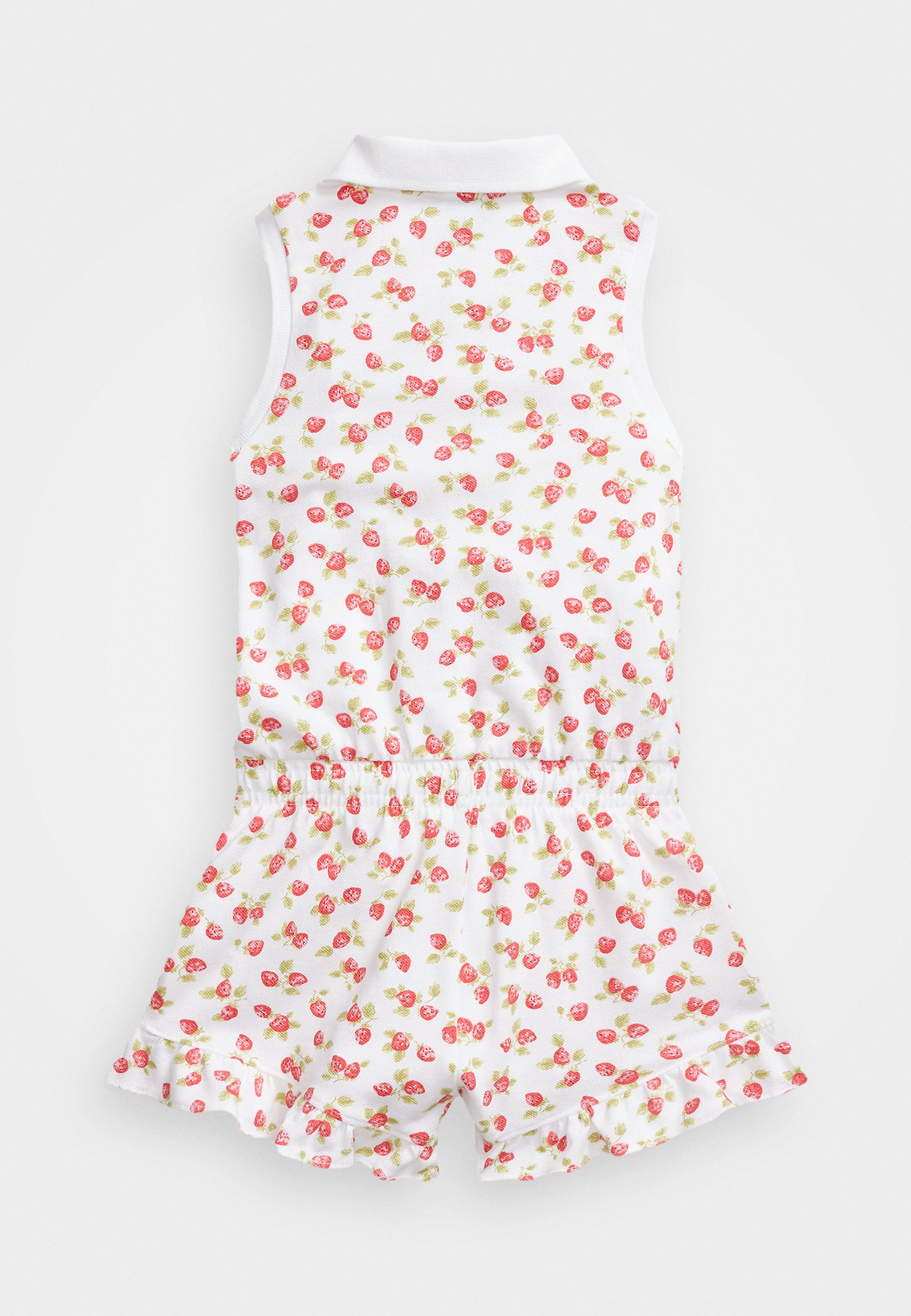 Polo Ralph Lauren RUFFLE ONE PIECE ROMPER - Jumpsuit - red