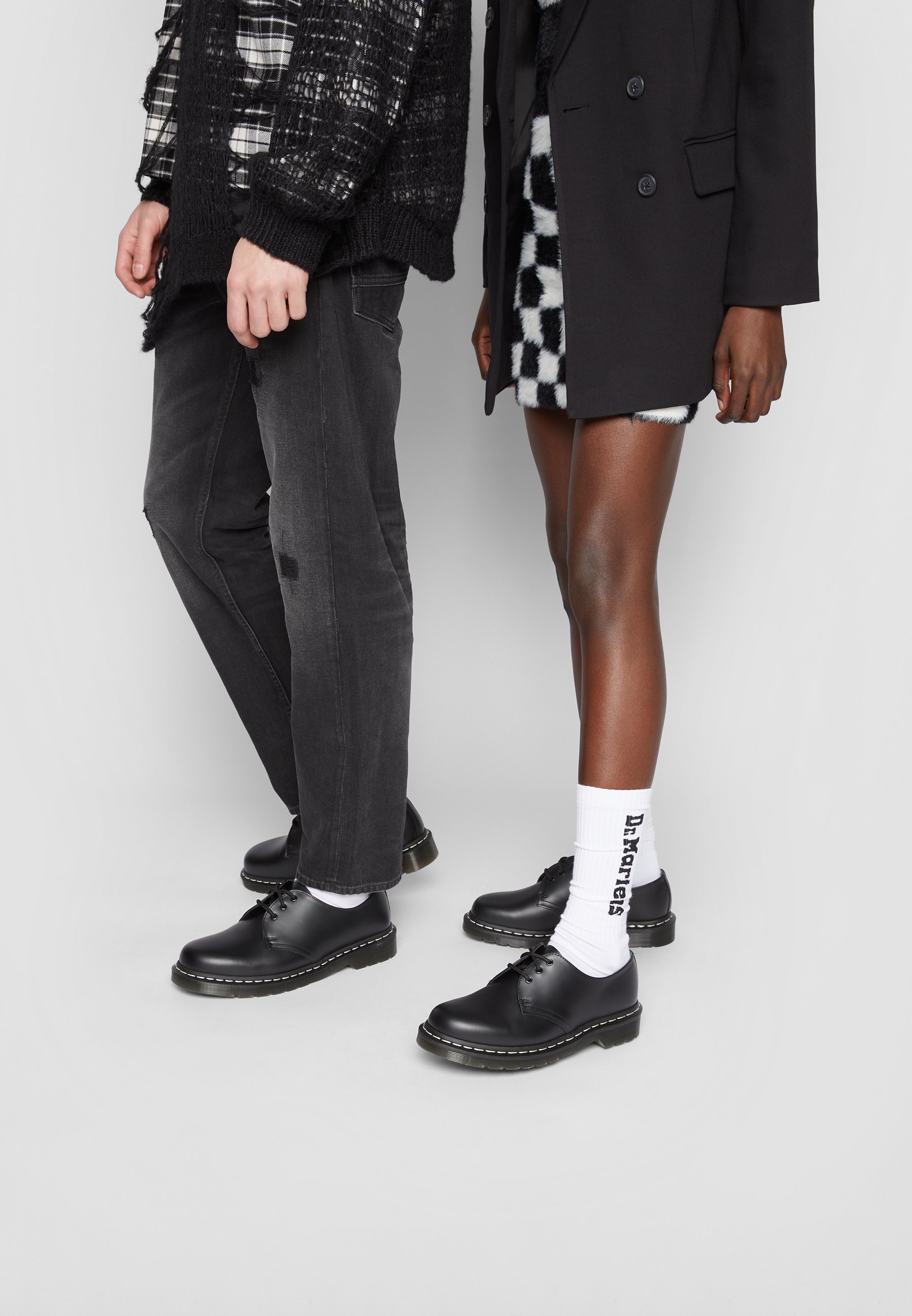 Dr. Martens 1461 3 EYE UNISEX - Casual lace-ups - black smooth/black