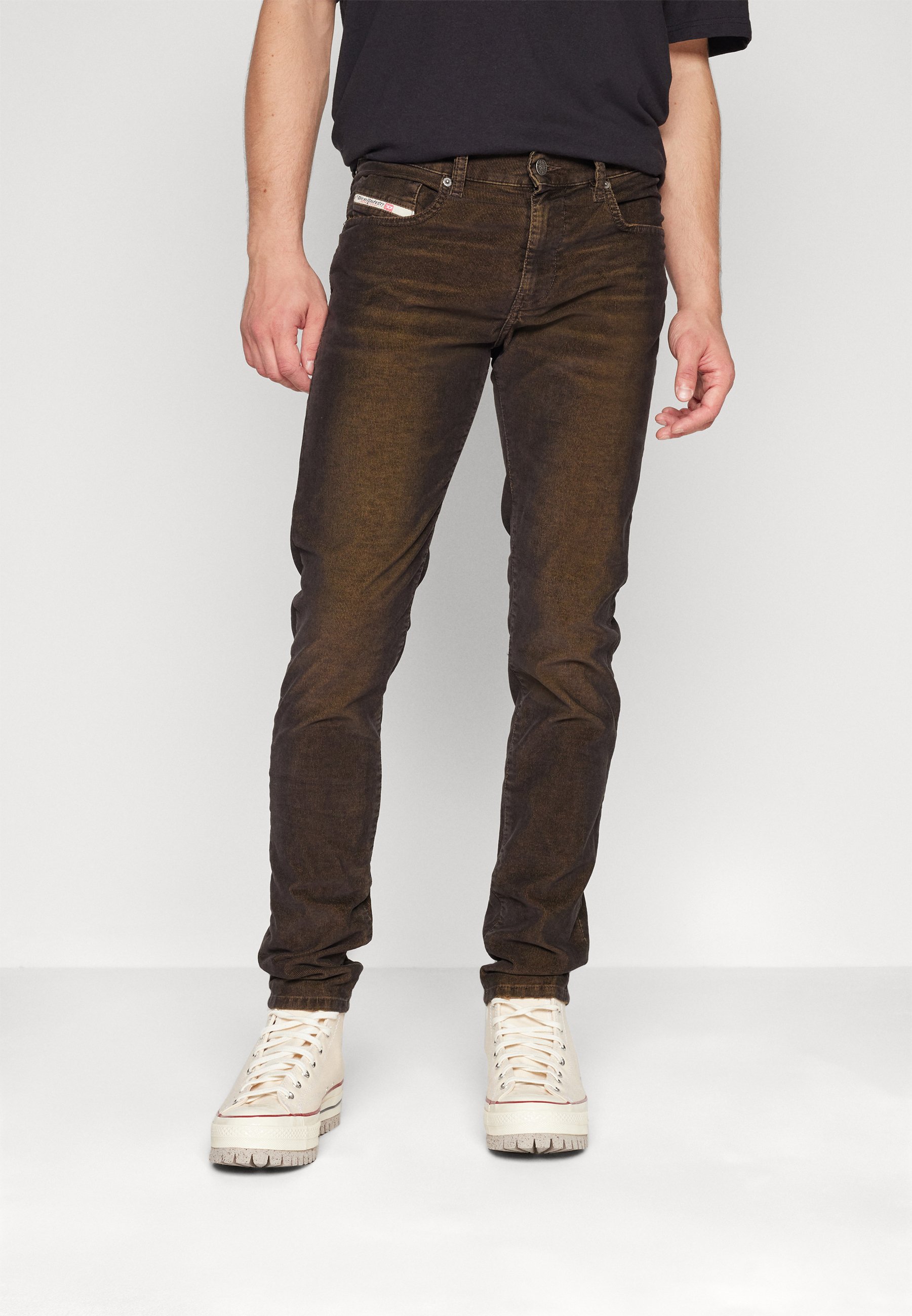 Diesel Slim fit jeans - coloured denim/brown/coloured denim