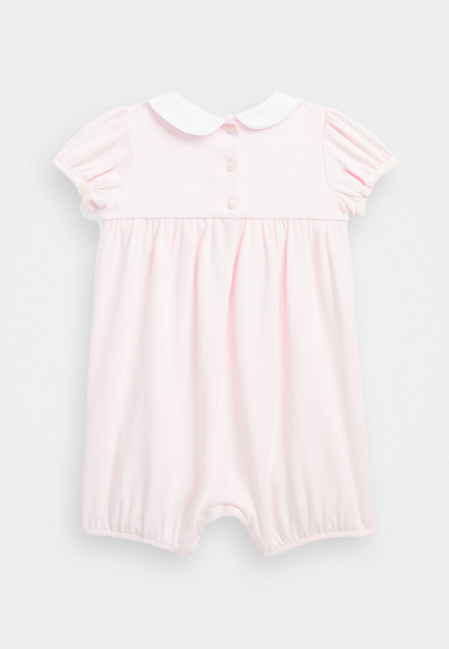 Polo Ralph Lauren SMOCK ONE PIECE SHORTALL - Sleep suit - delicate pink/pink