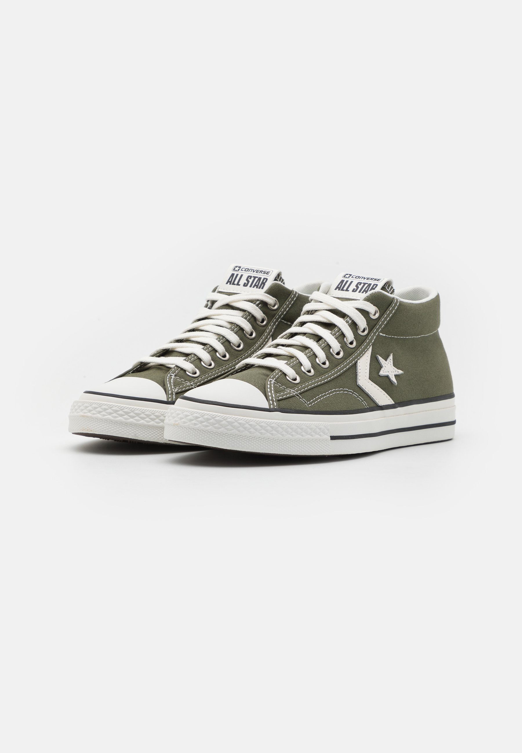 Converse STAR PLAYER 76 SEASONAL COLOR UNISEX - High-top trainers - utility/vintage white/black/khaki