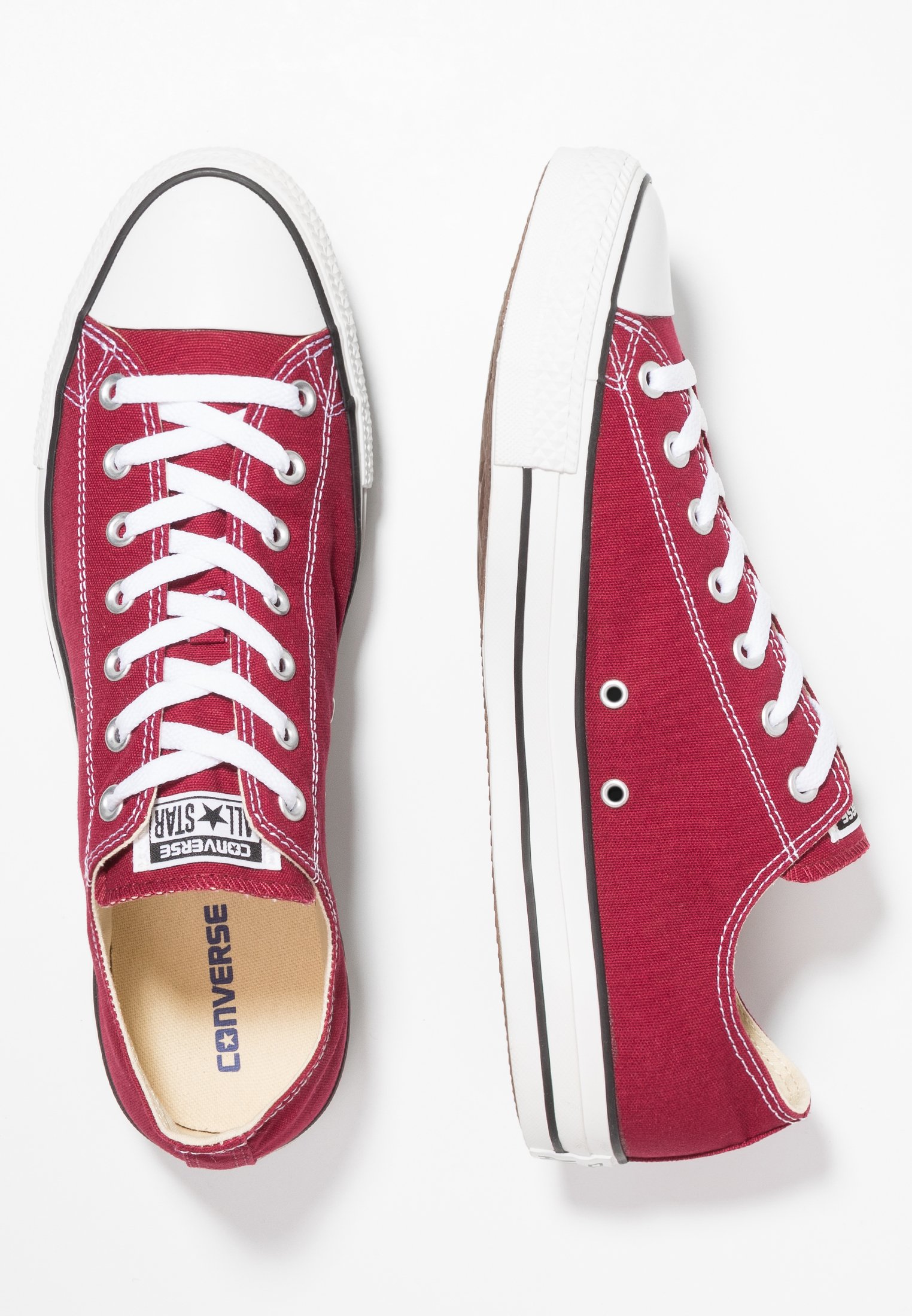 Converse CHUCK TAYLOR ALL STAR OX - Trainers - maroon/dark red