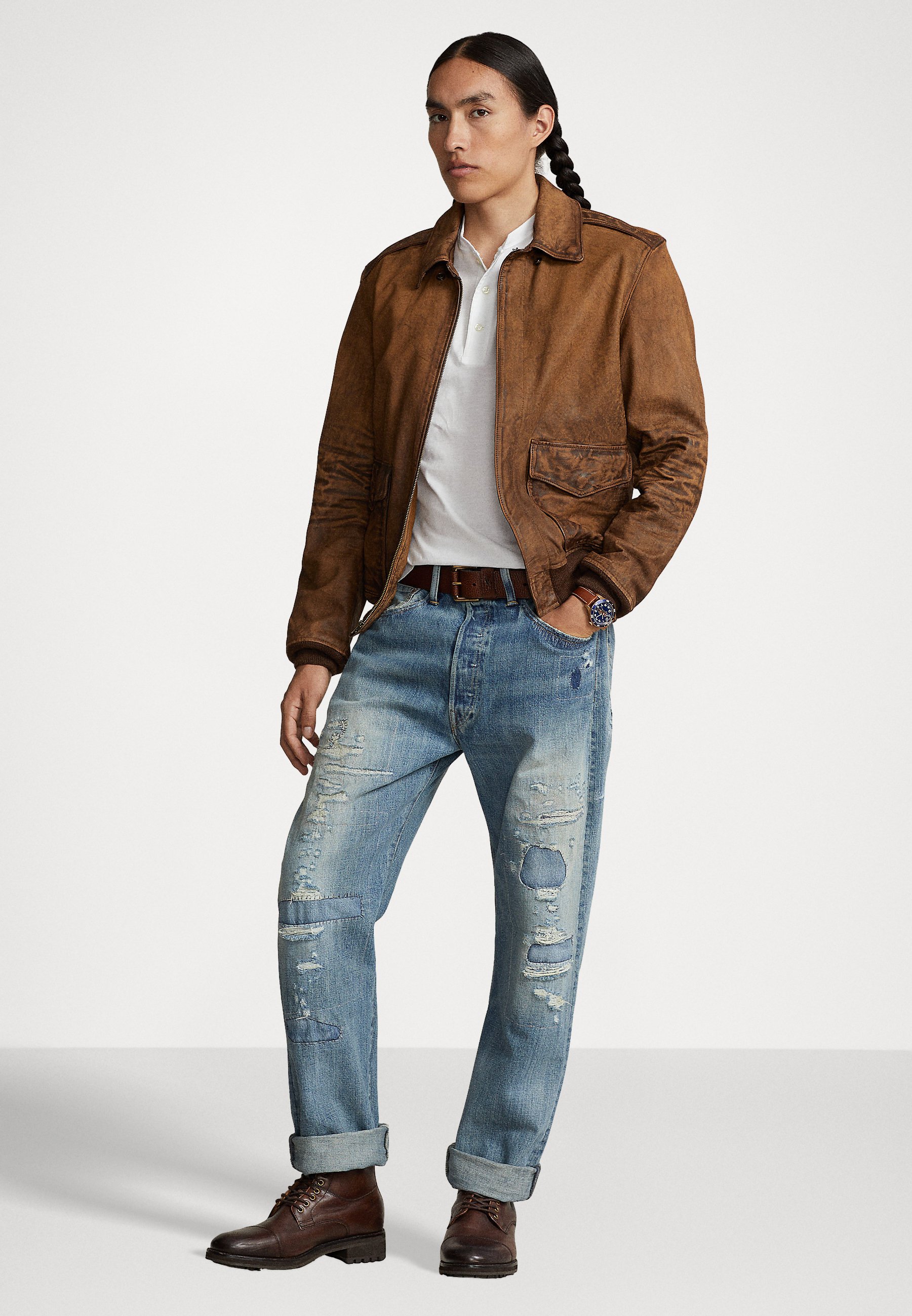 Polo Ralph Lauren FULL LENGTH SLIM - Relaxed fit jeans - blue/blue denim