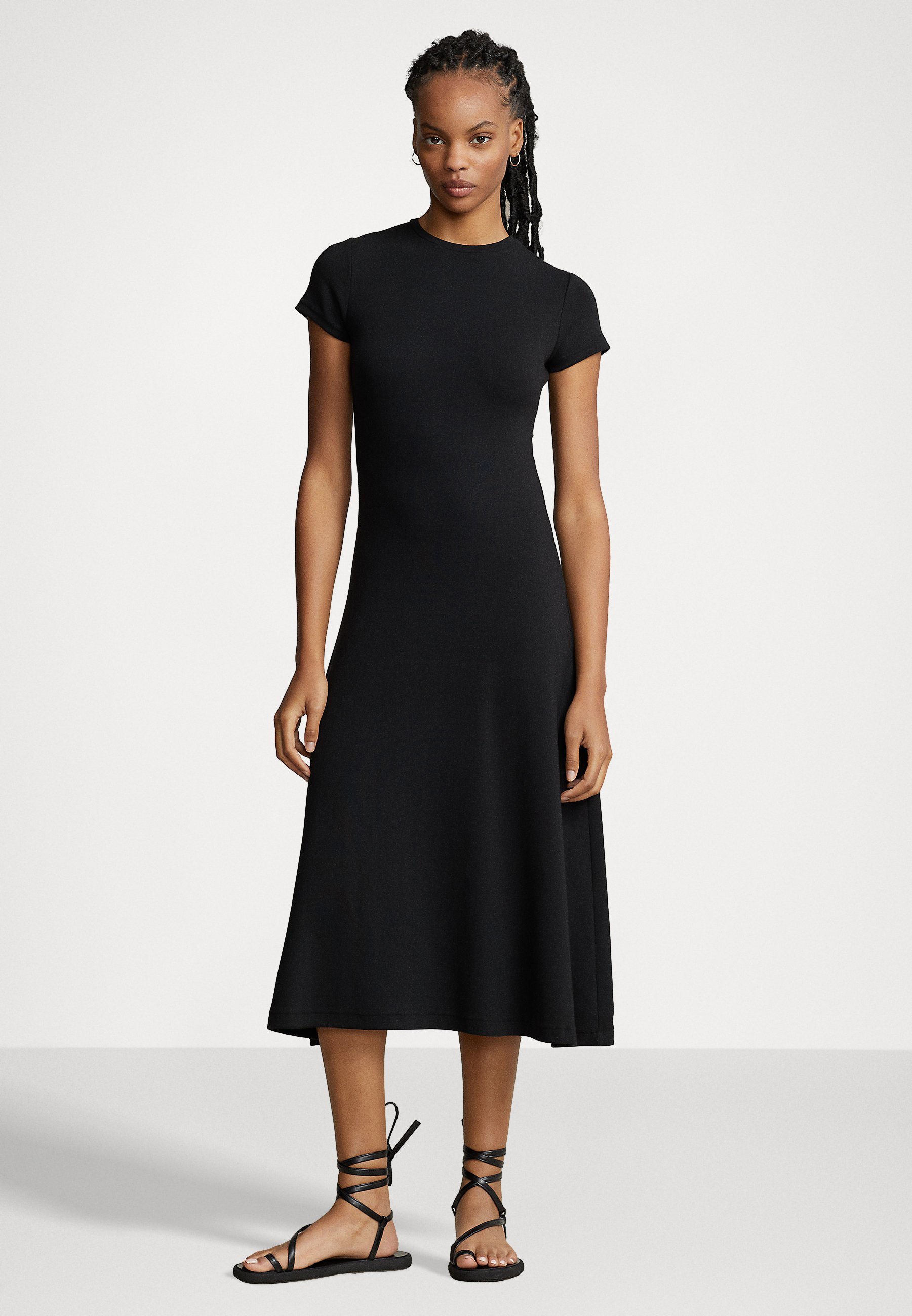 Polo Ralph Lauren SHORT SLEEVE DAY DRESS - Jersey dress - black