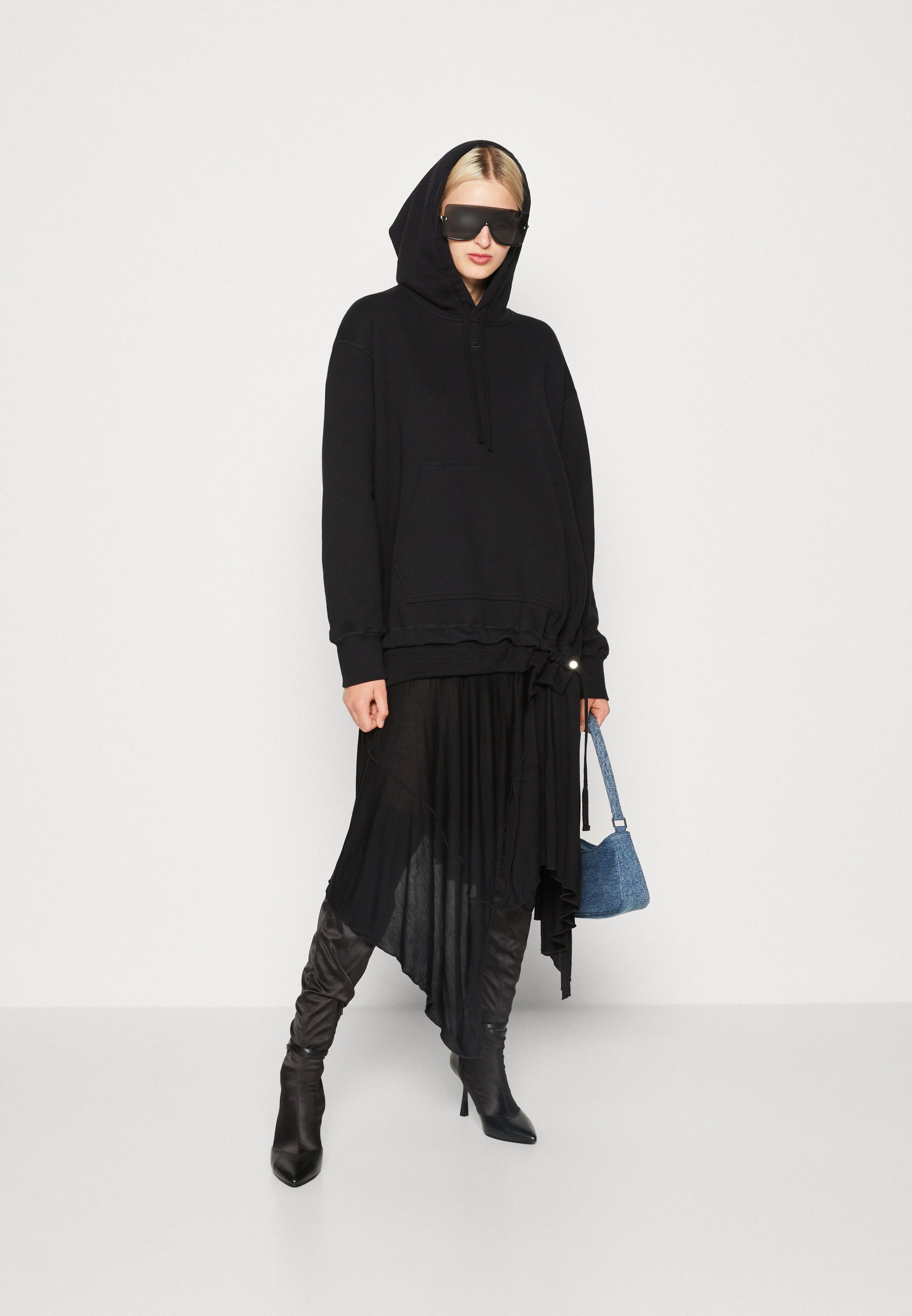 Diesel D-ROLLER-NW - Day dress - black