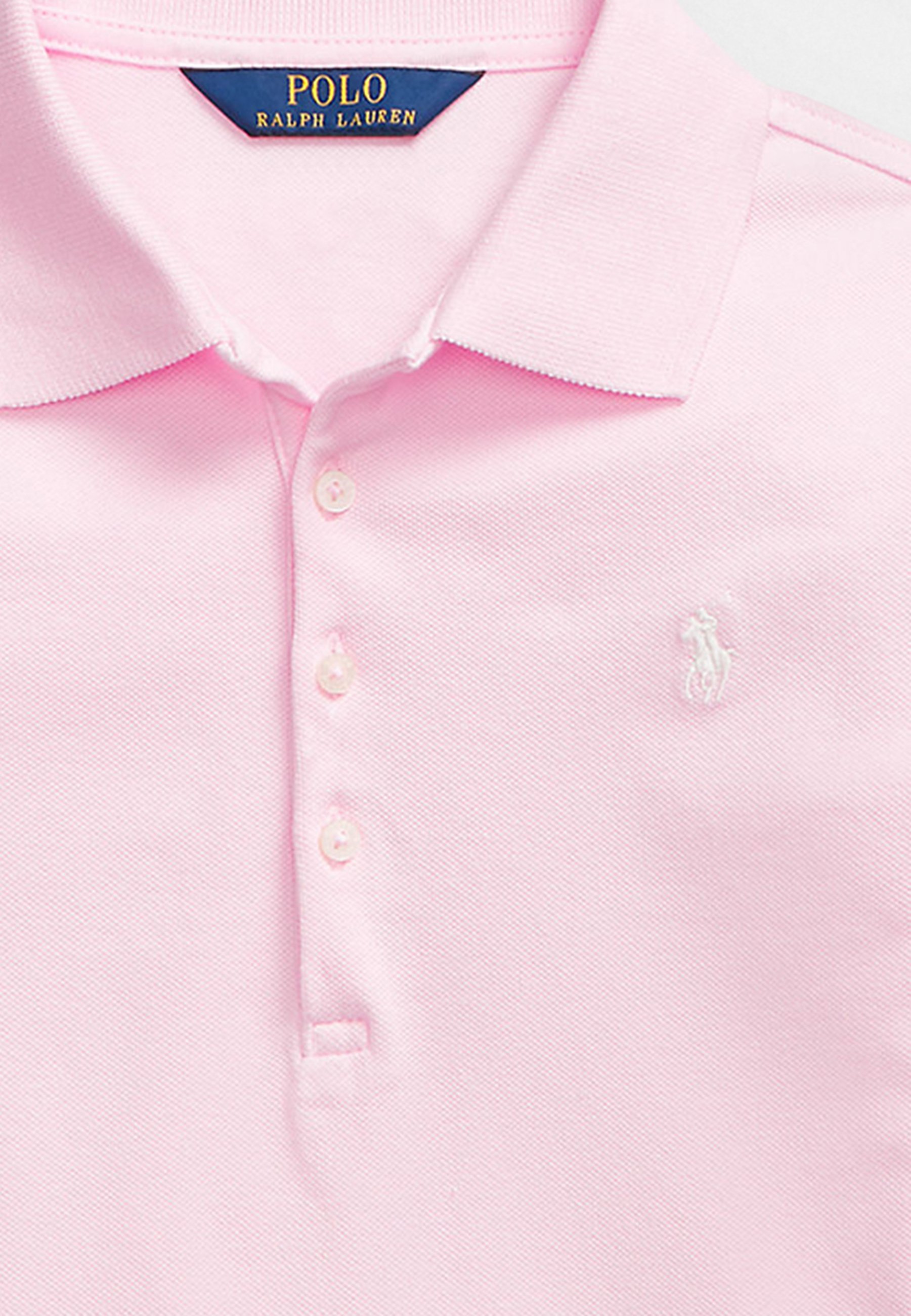 Polo Ralph Lauren STRETCH - Polo shirt - hint of pink/pink