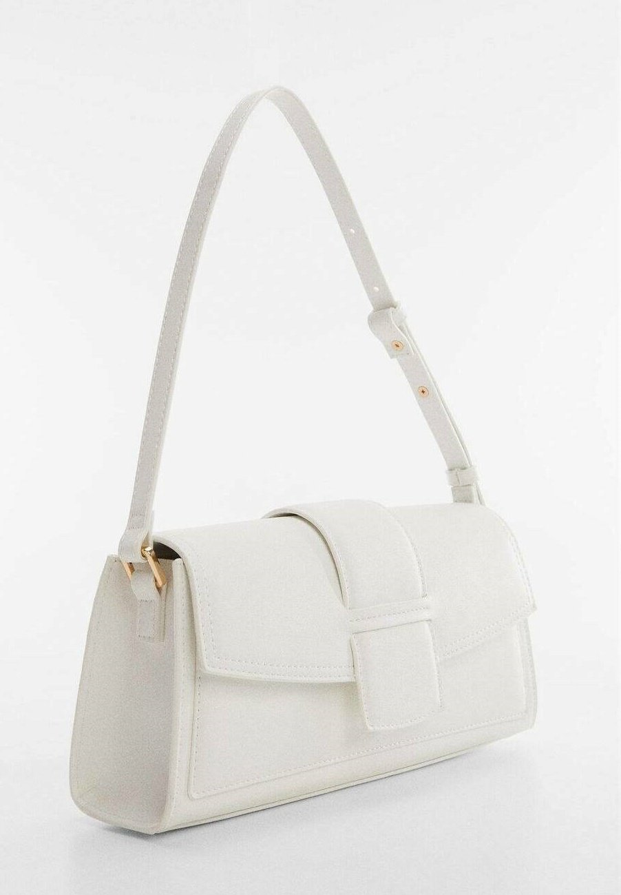 Mango AGNES - Handbag - bianco/white