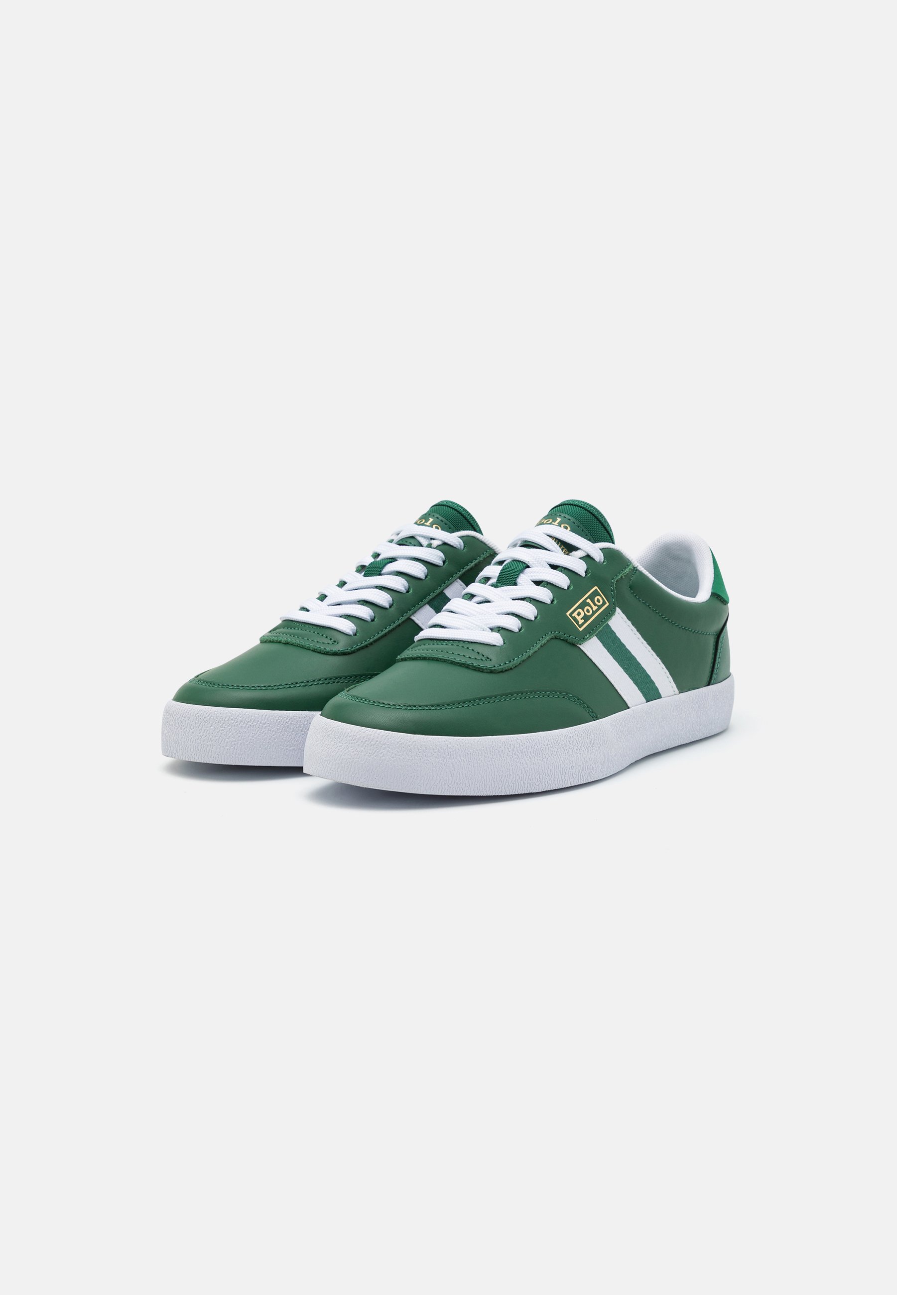 Polo Ralph Lauren COURT TOP LACE UNISEX - Trainers - forest green/white/green