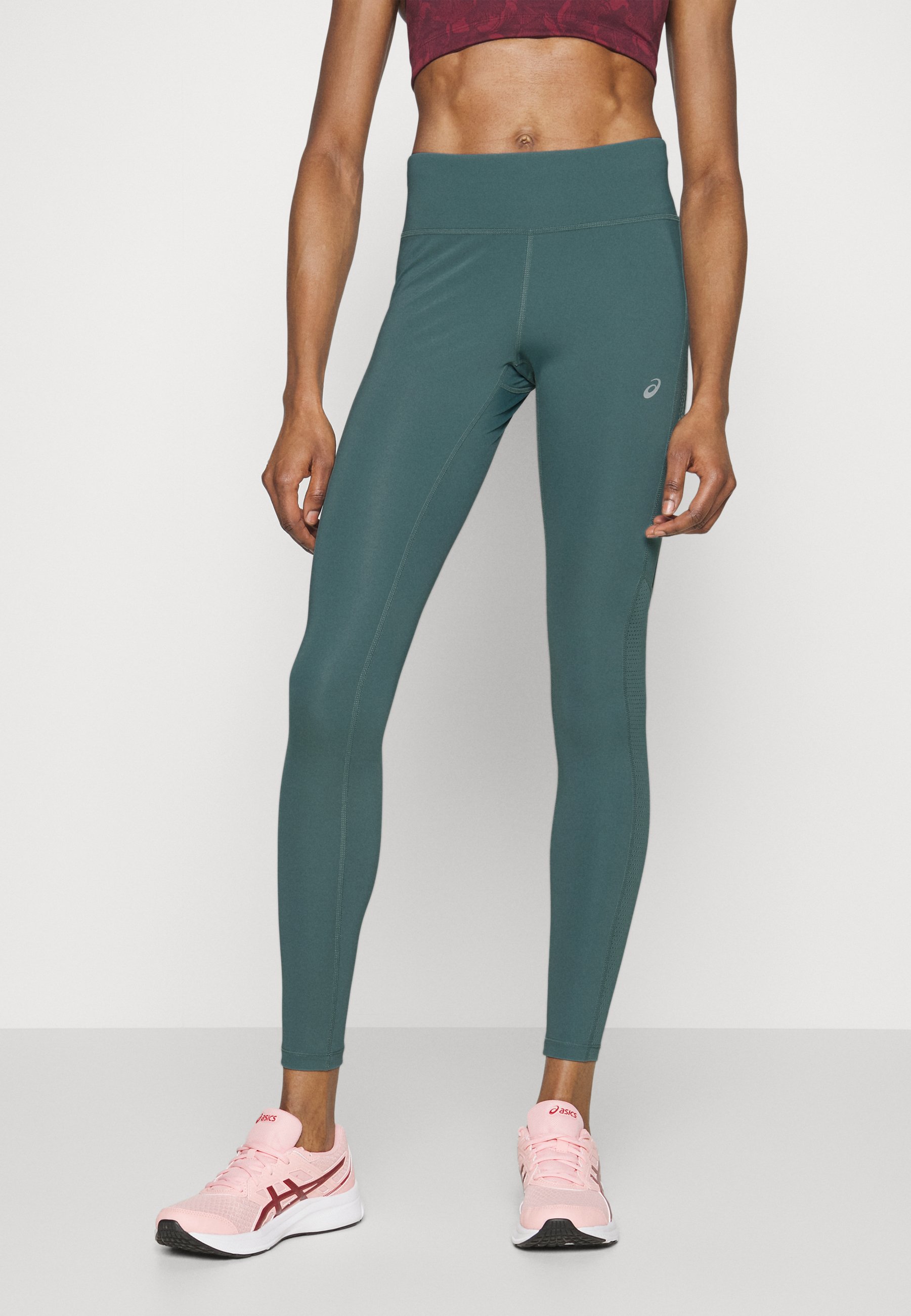ASICS ICON - Leggings - foggy teal/pure aqua/teal