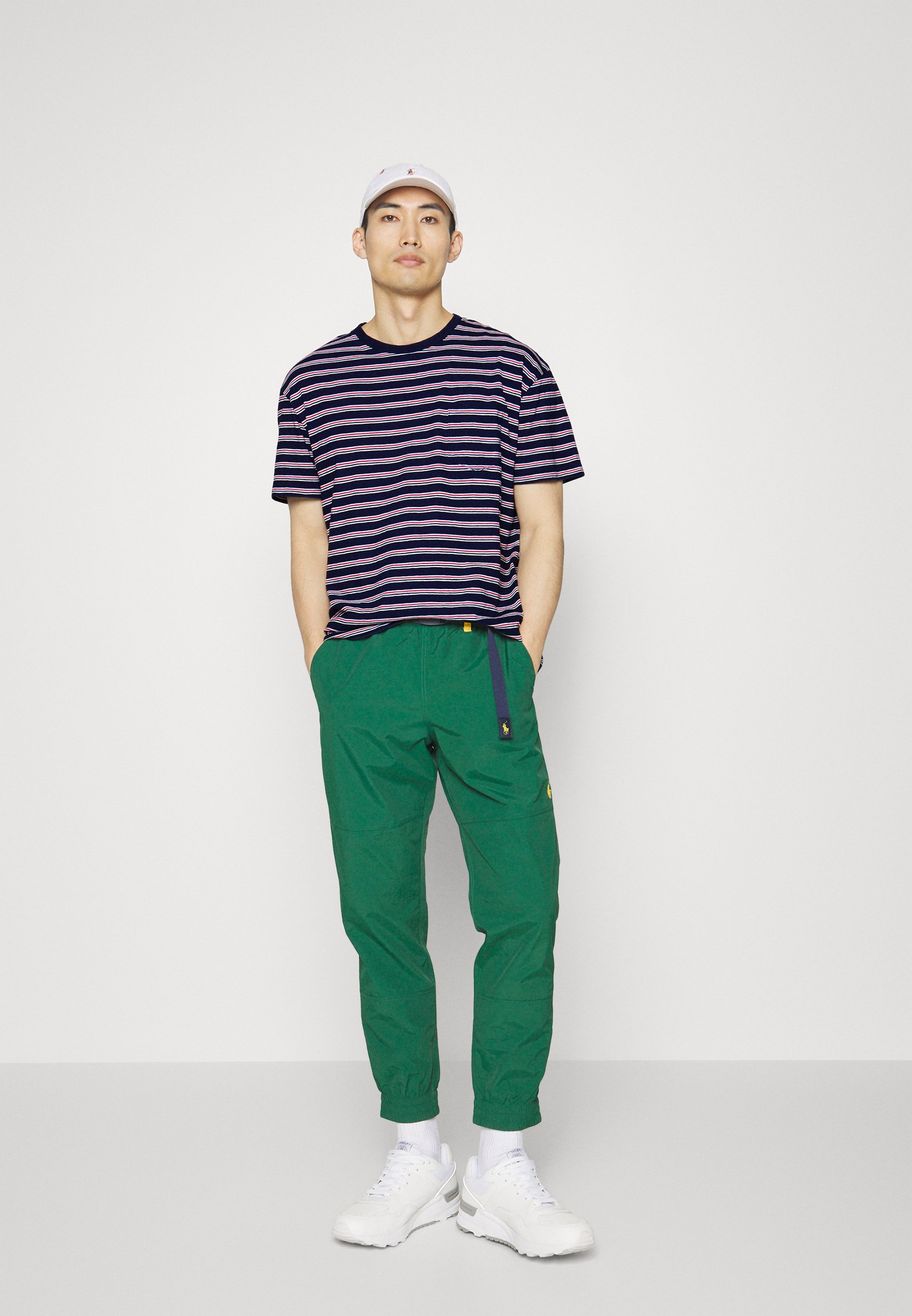 Polo Ralph Lauren SHORT SLEEVE - Print T-shirt - dark indigo multi/dark blue