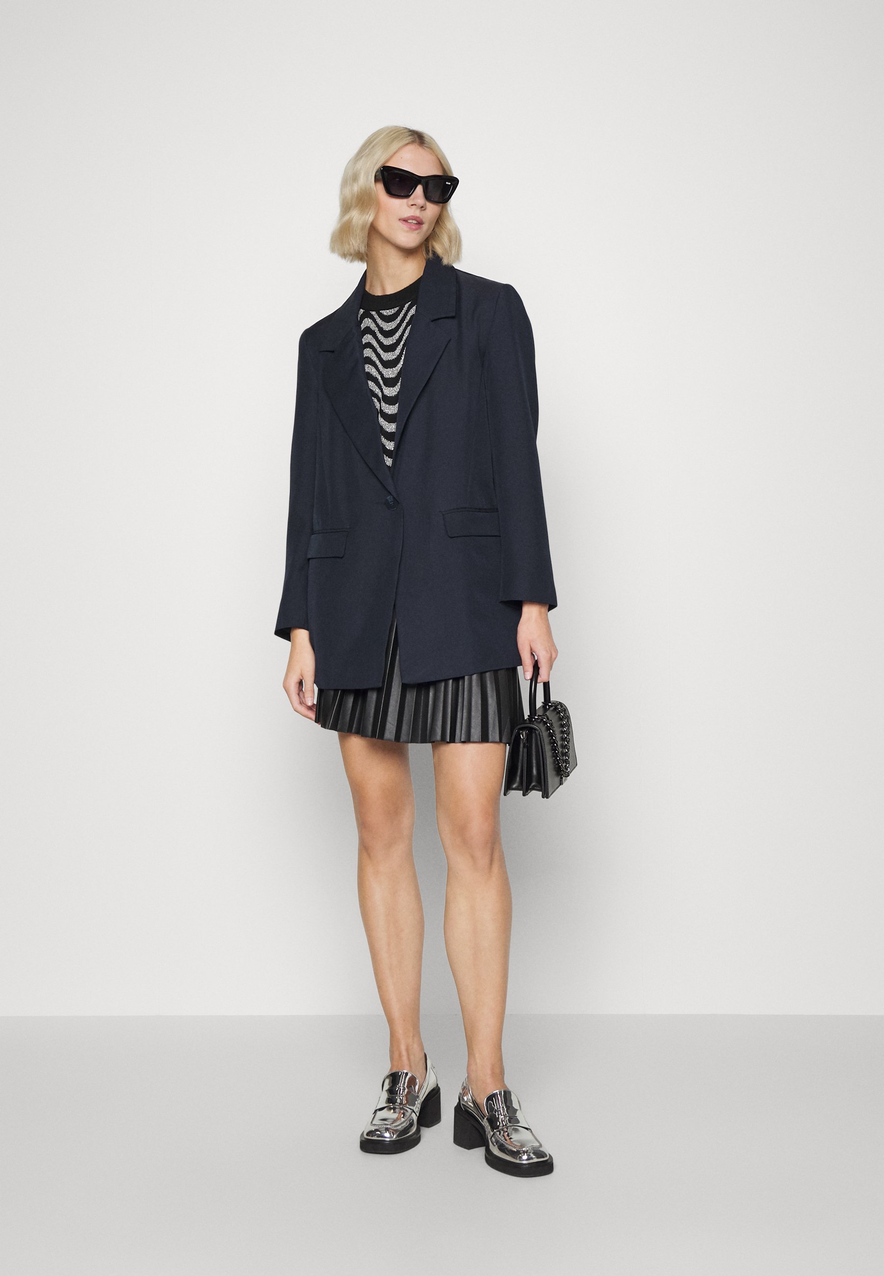 ONLY ONLVIOLET - Short coat - night sky/dark blue