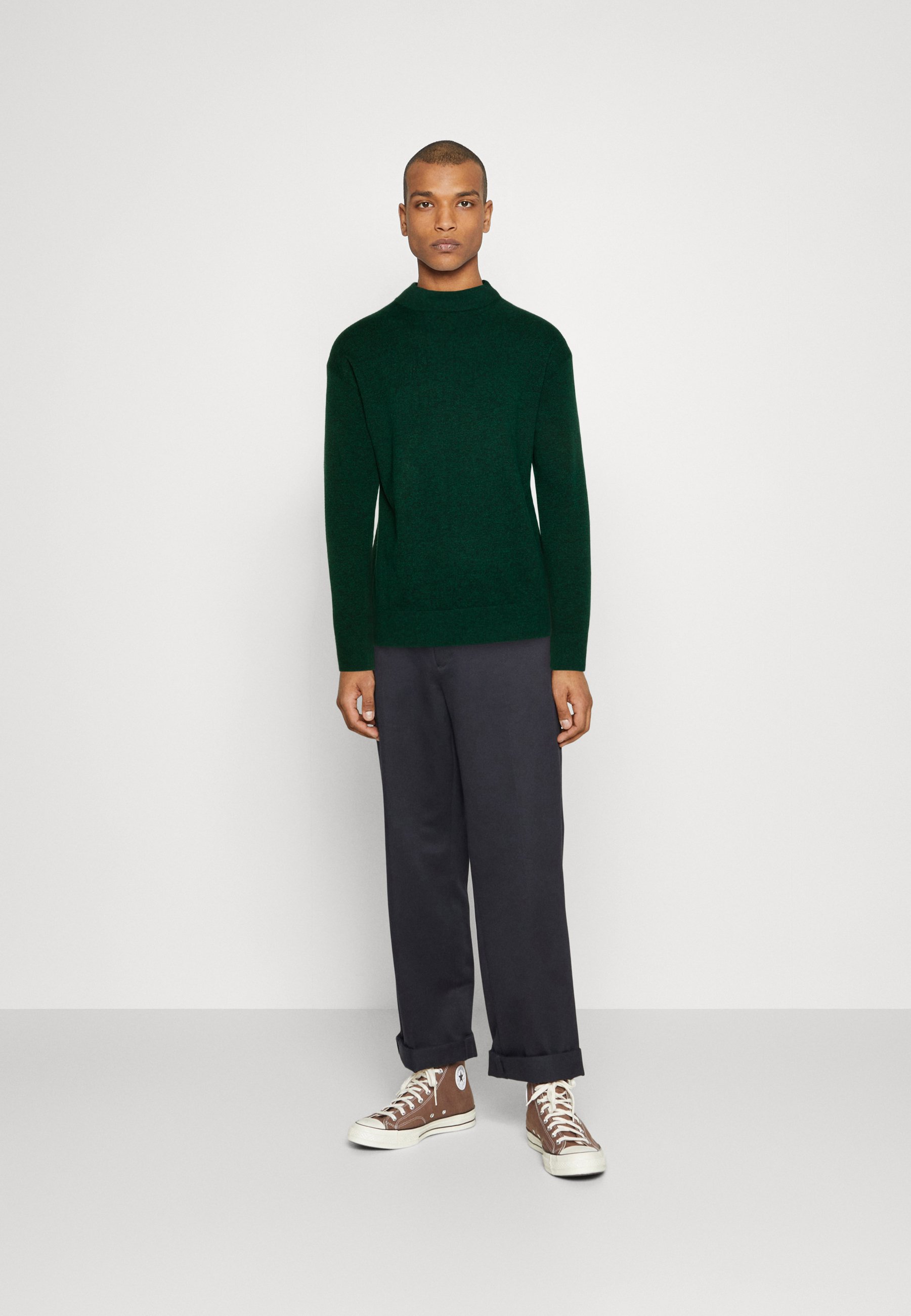 Scotch & Soda DROPPED SHOULDER BASIC - Jumper - artic teal/blue