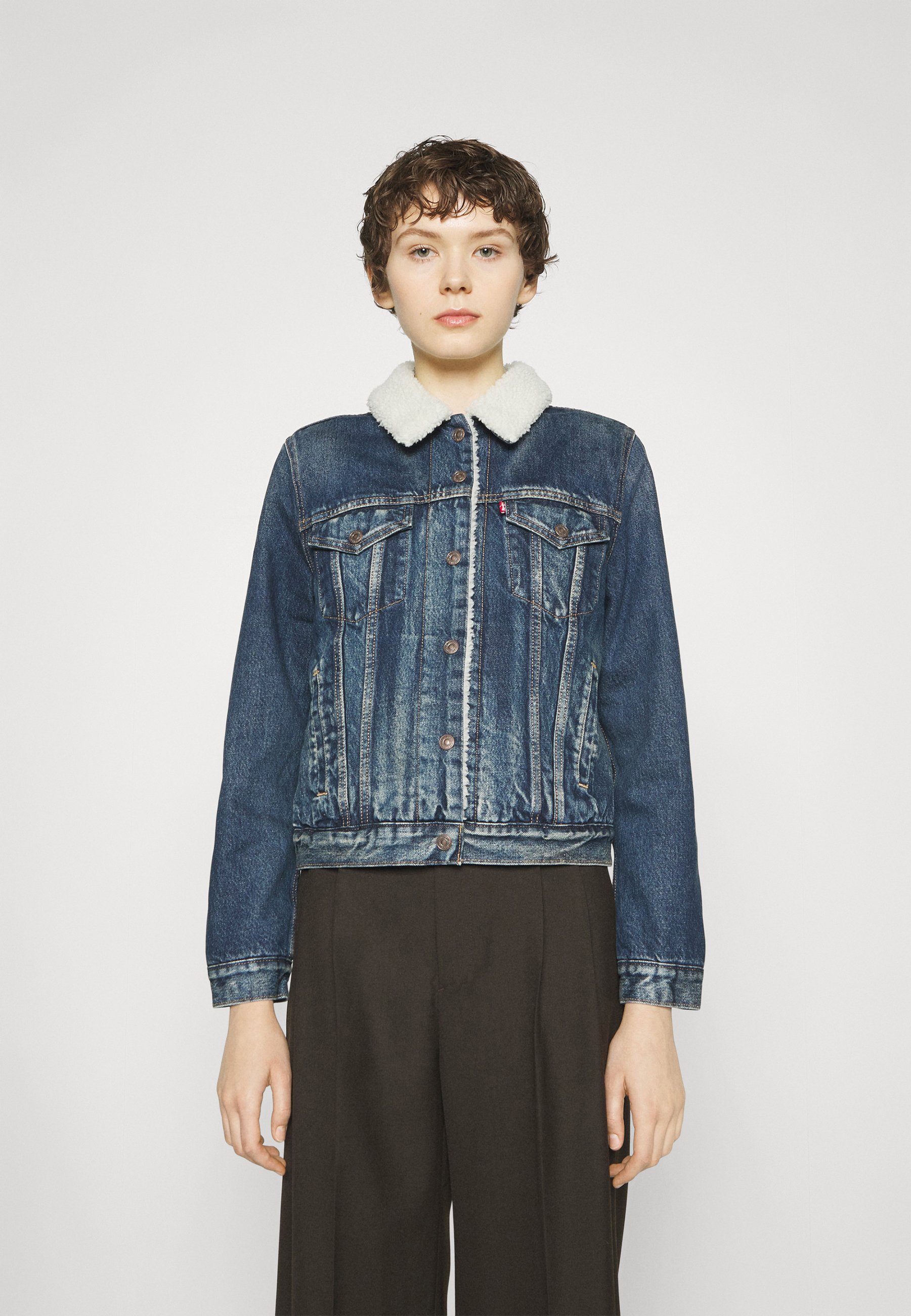 Levi's® ORIGINAL TRUCKER - Light jacket - dark-blue denim