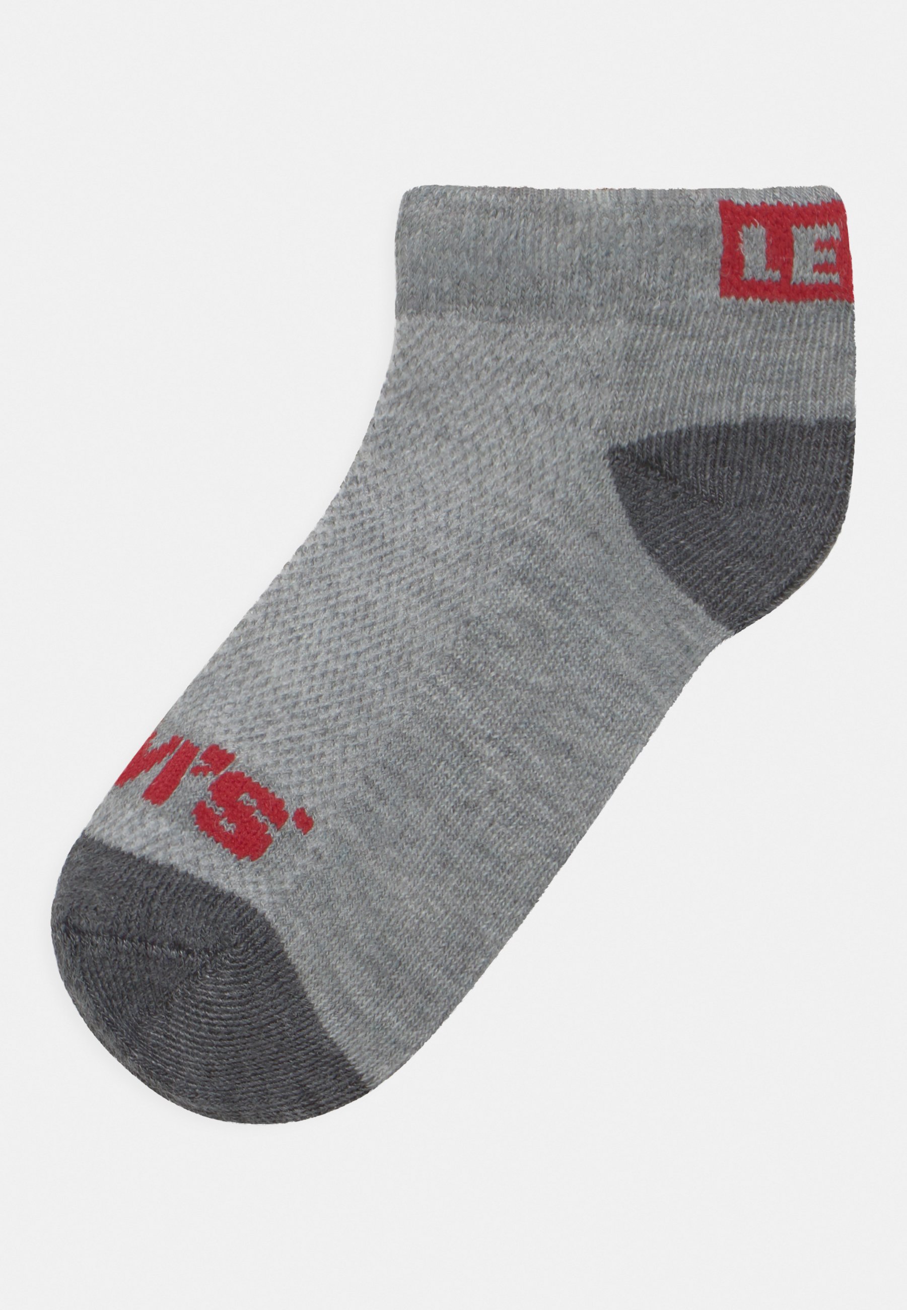 Levi's® LOW CUT 6 PACK UNISEX - Socks - dark grey heather/mottled grey