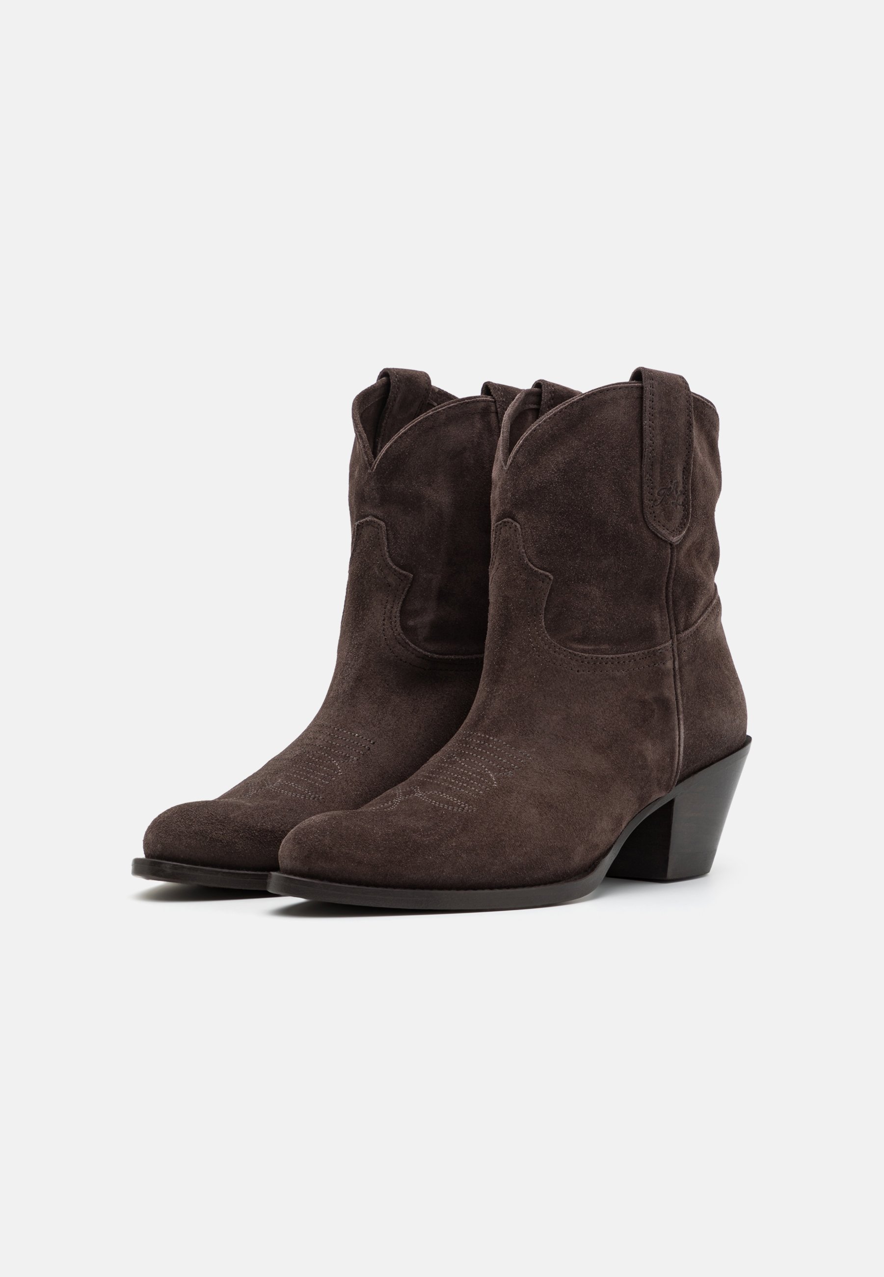 Polo Ralph Lauren Cowboy/biker ankle boot - tobacco/brown