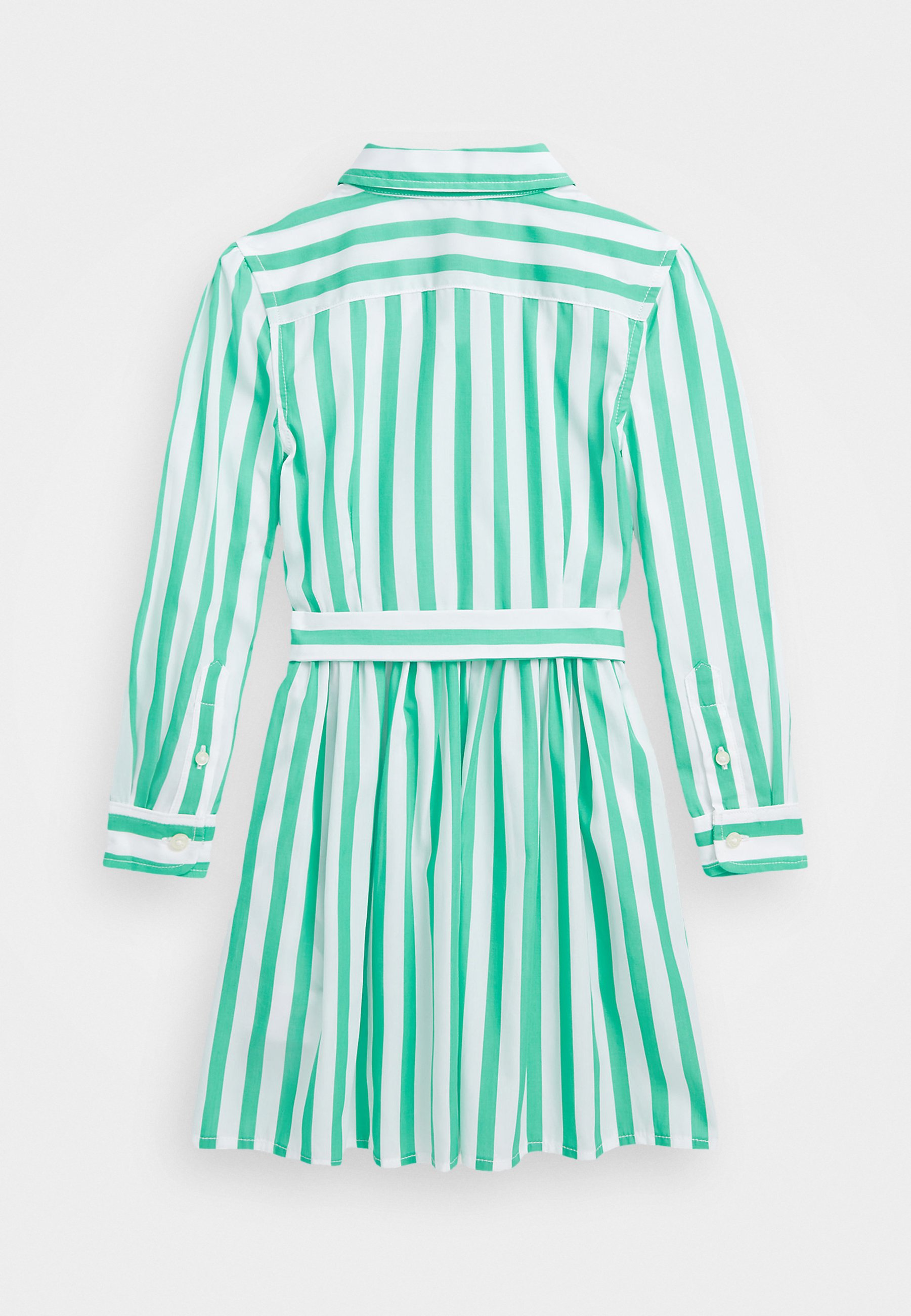 Polo Ralph Lauren HADLEE DAY DRESS - Shirt dress - key west green/white/turquoise