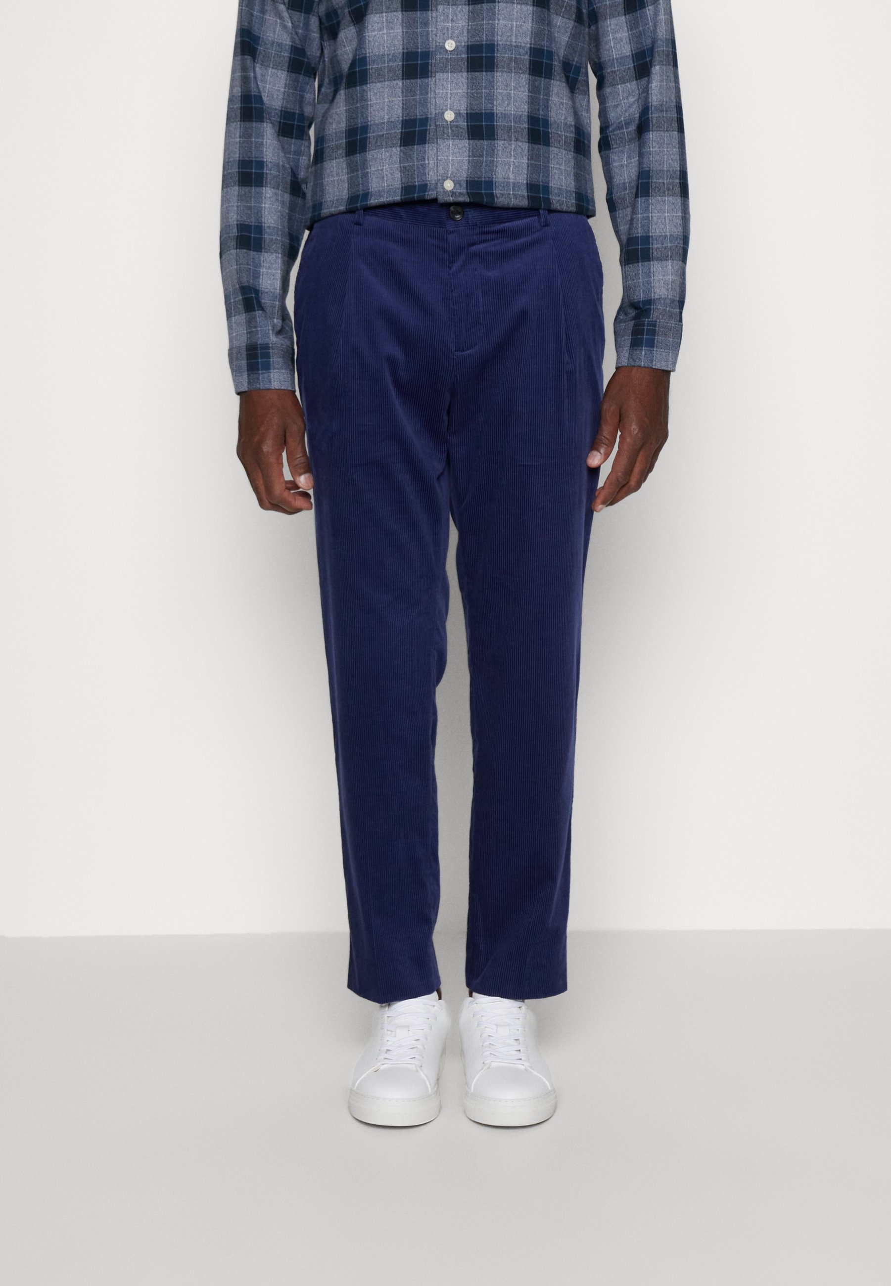 Scotch & Soda BLAKE PLEATED - Chinos - denim blue/blue denim