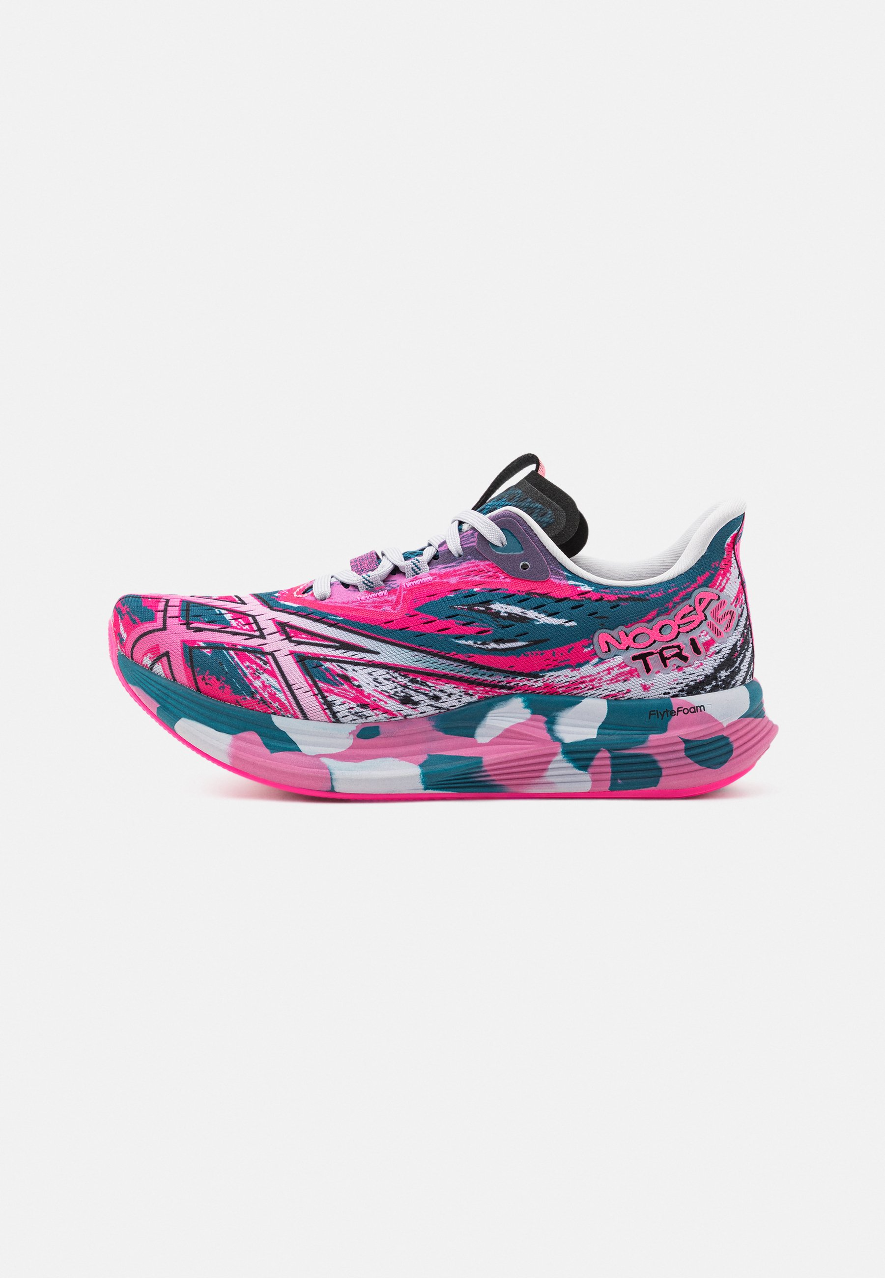 ASICS NOOSA TRI 15 COLOR INJECTION - Neutral running shoes - restful teal/hot pink/teal