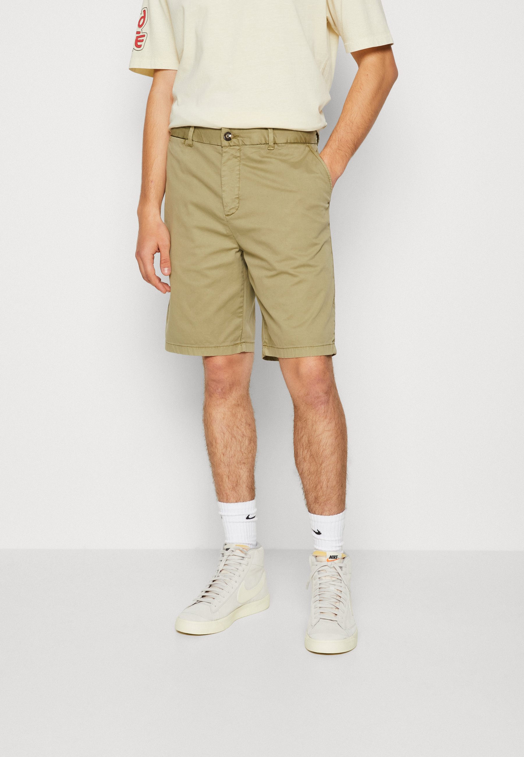 Scotch & Soda STUART GARMENT DYE PIMA - Shorts - khaki