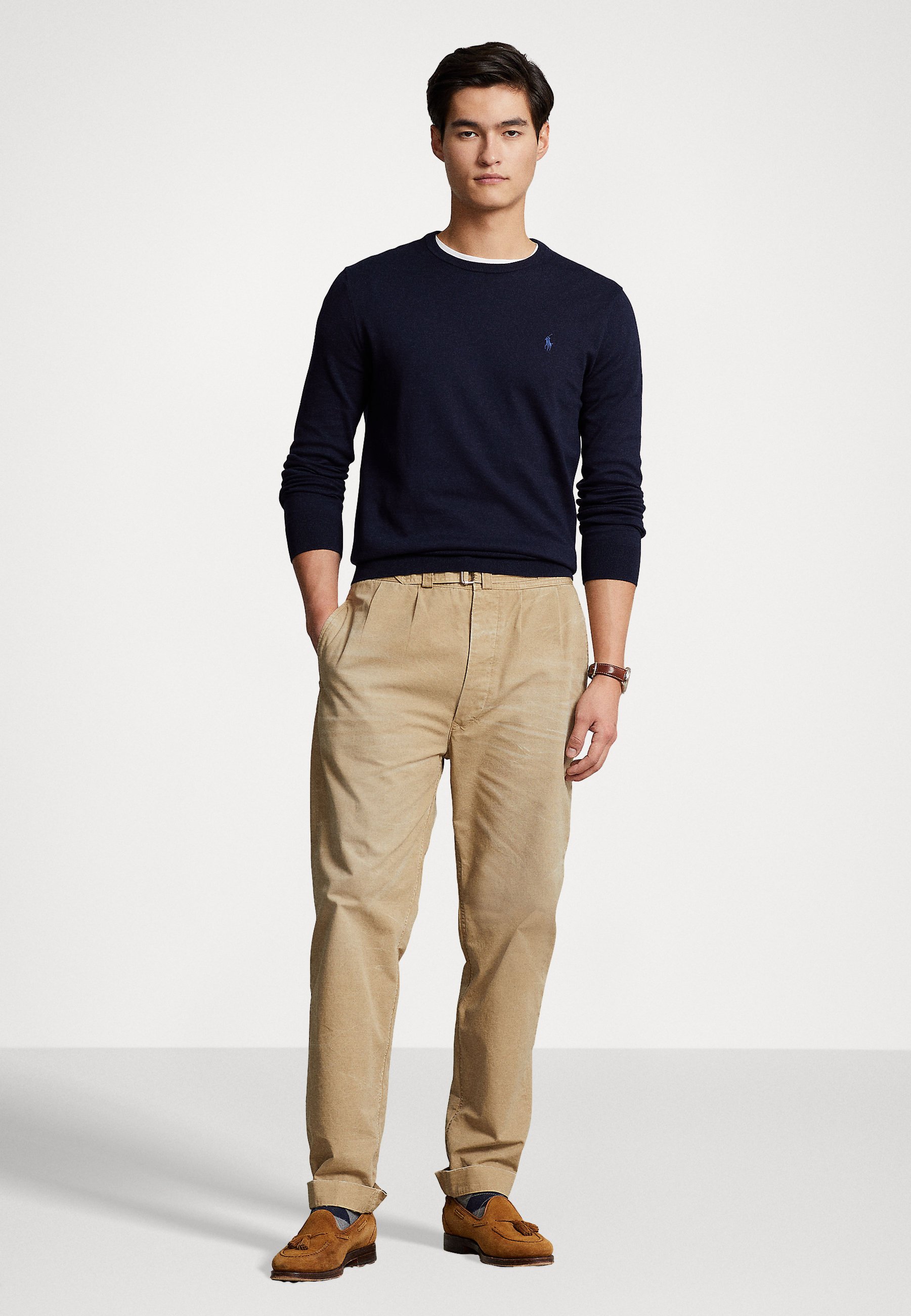 Polo Ralph Lauren SLIM FIT - Jumper - hunter navy/dark blue