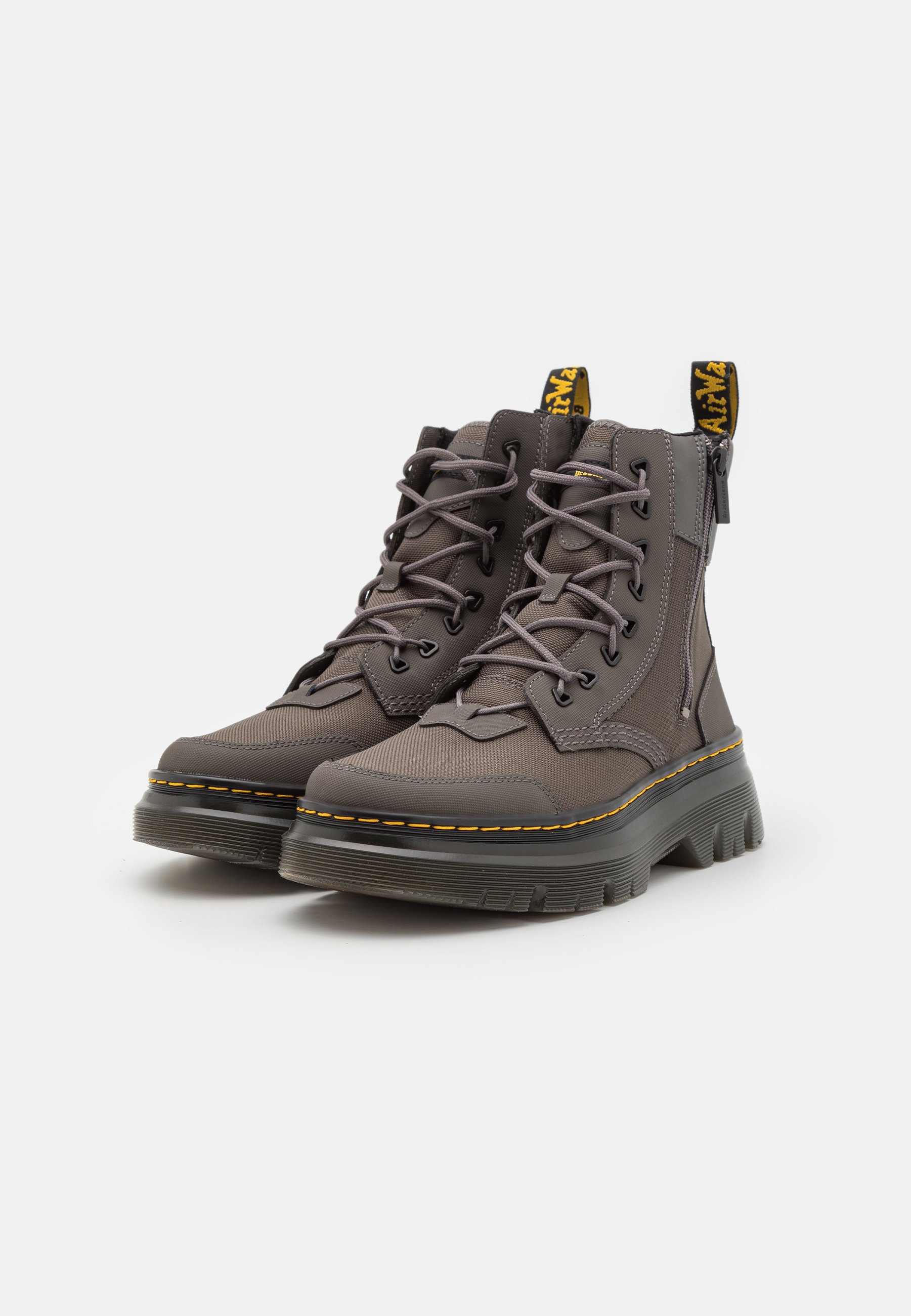 Dr. Martens TARIK ZIP UNISEX - Platform ankle boots - gunmetal/dark grey