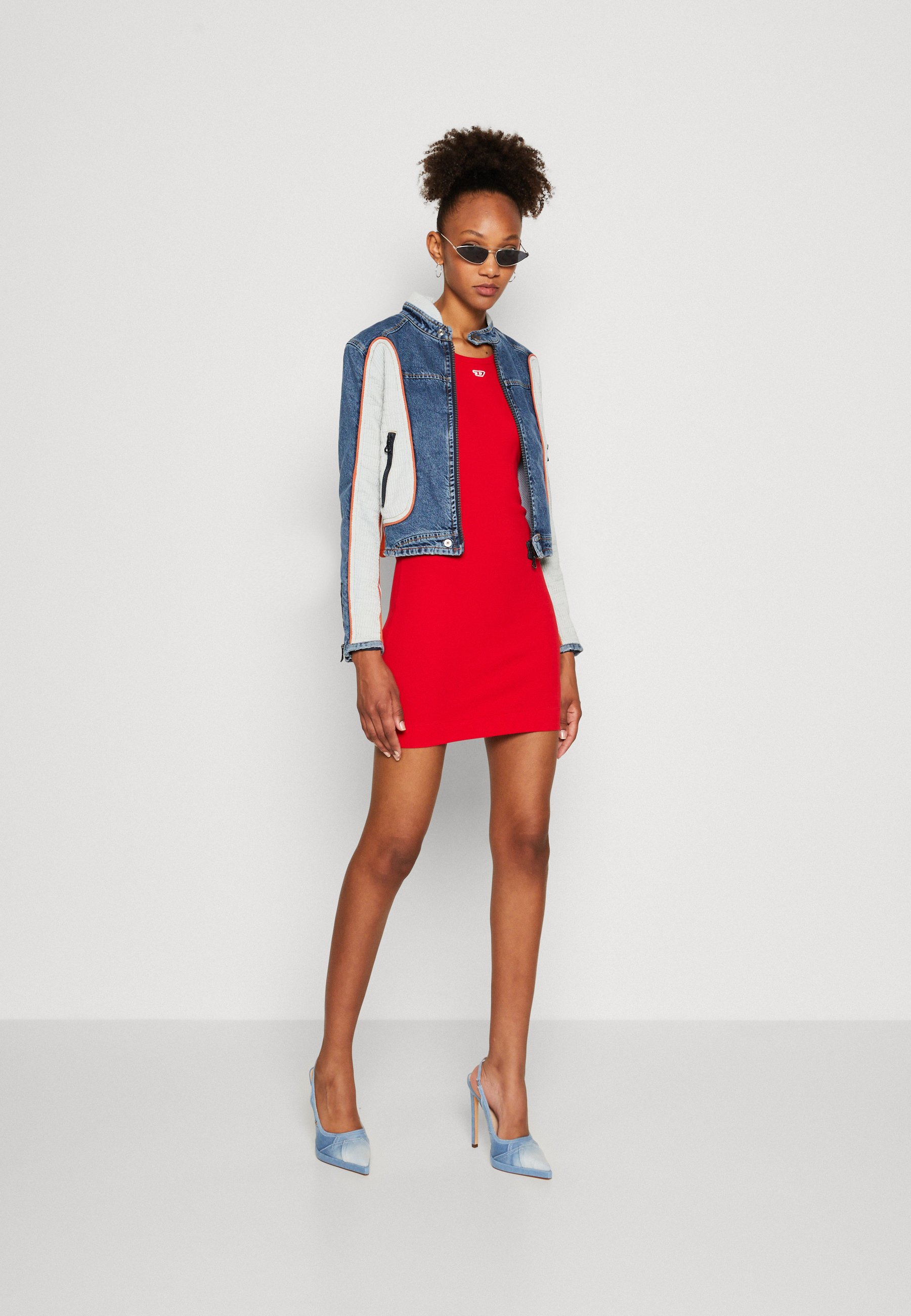 Diesel D-TANK-D - Shift dress - red