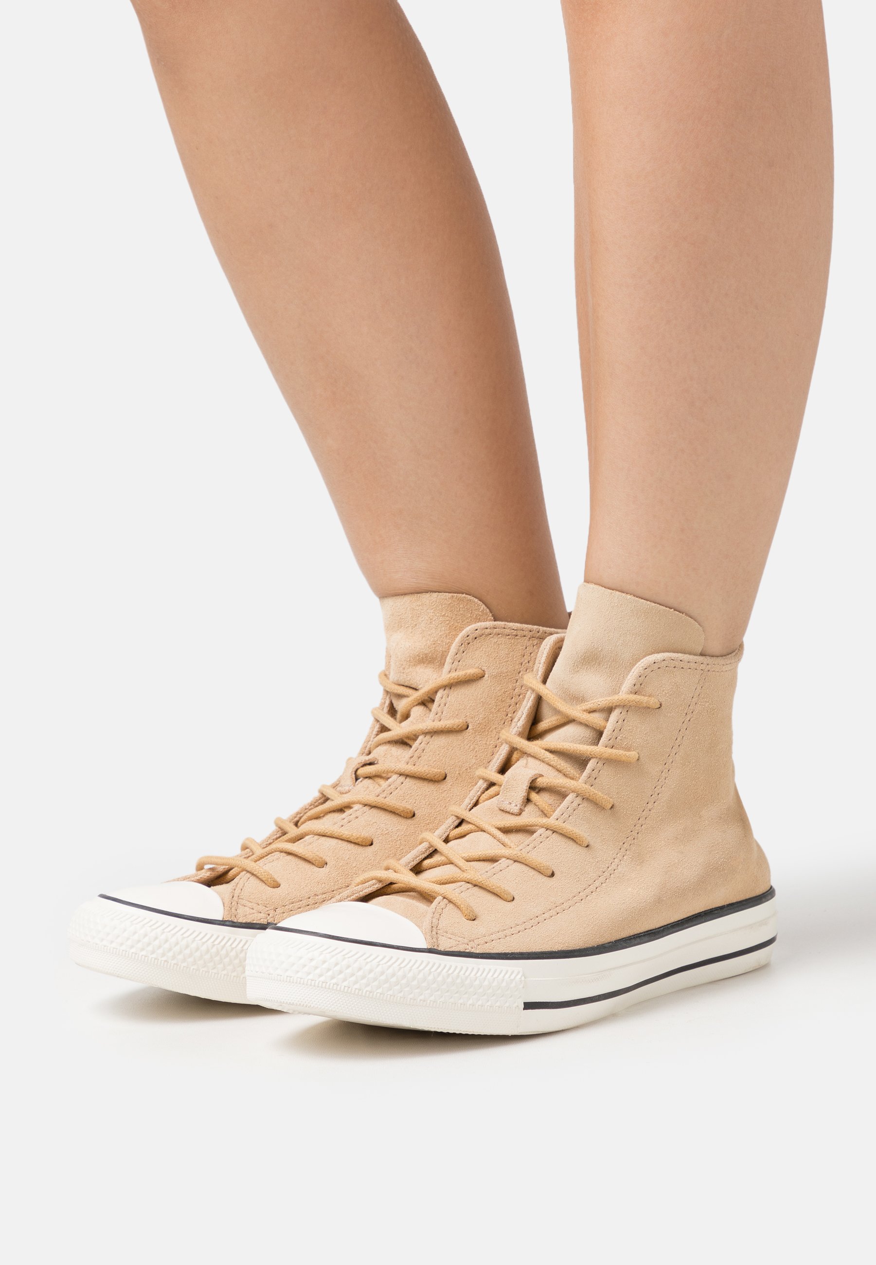 Converse CHUCK TAYLOR ALL STAR MONO - High-top trainers - epic dune/egret/black/taupe