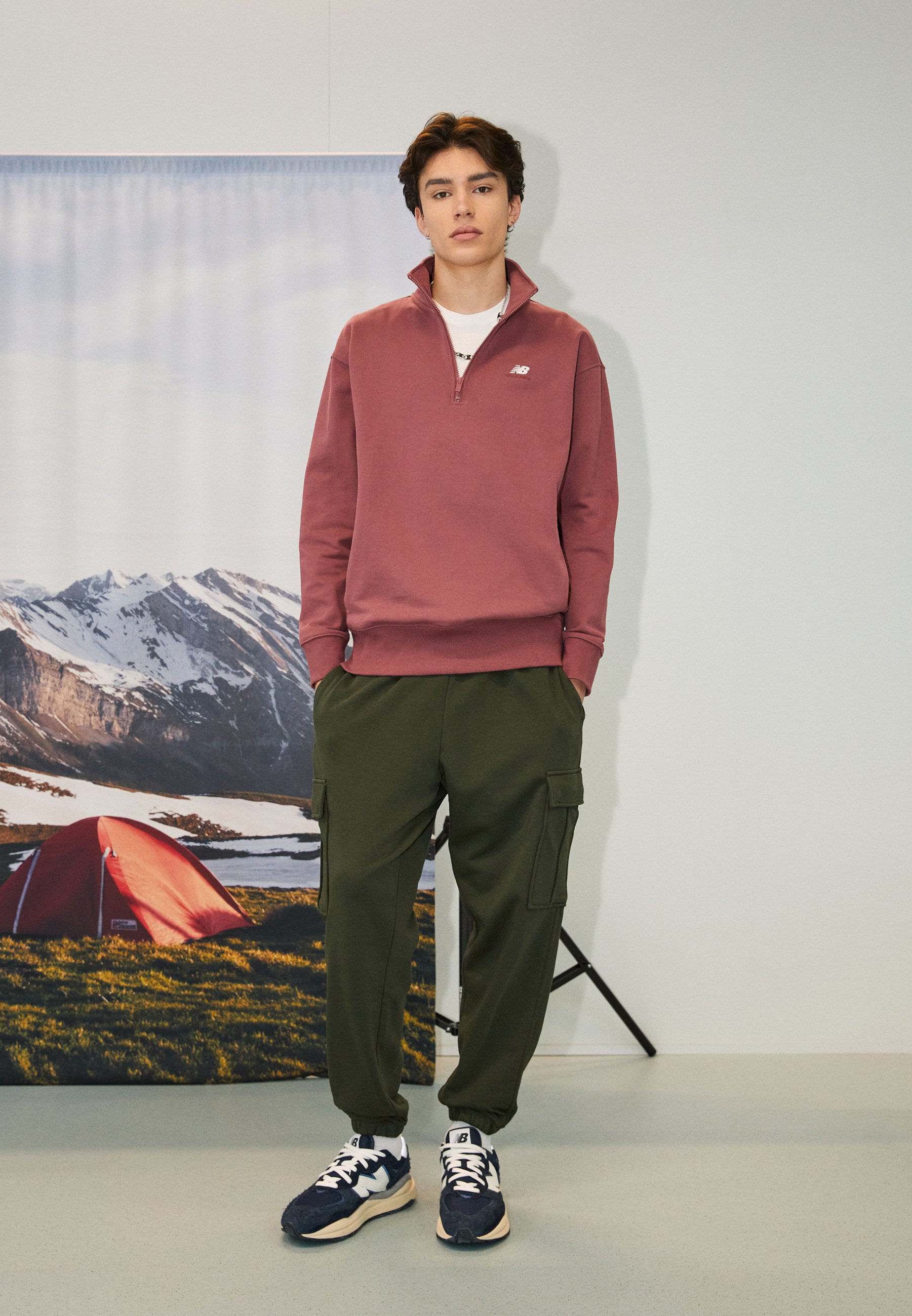 NB Sweatshirt - bordeaux