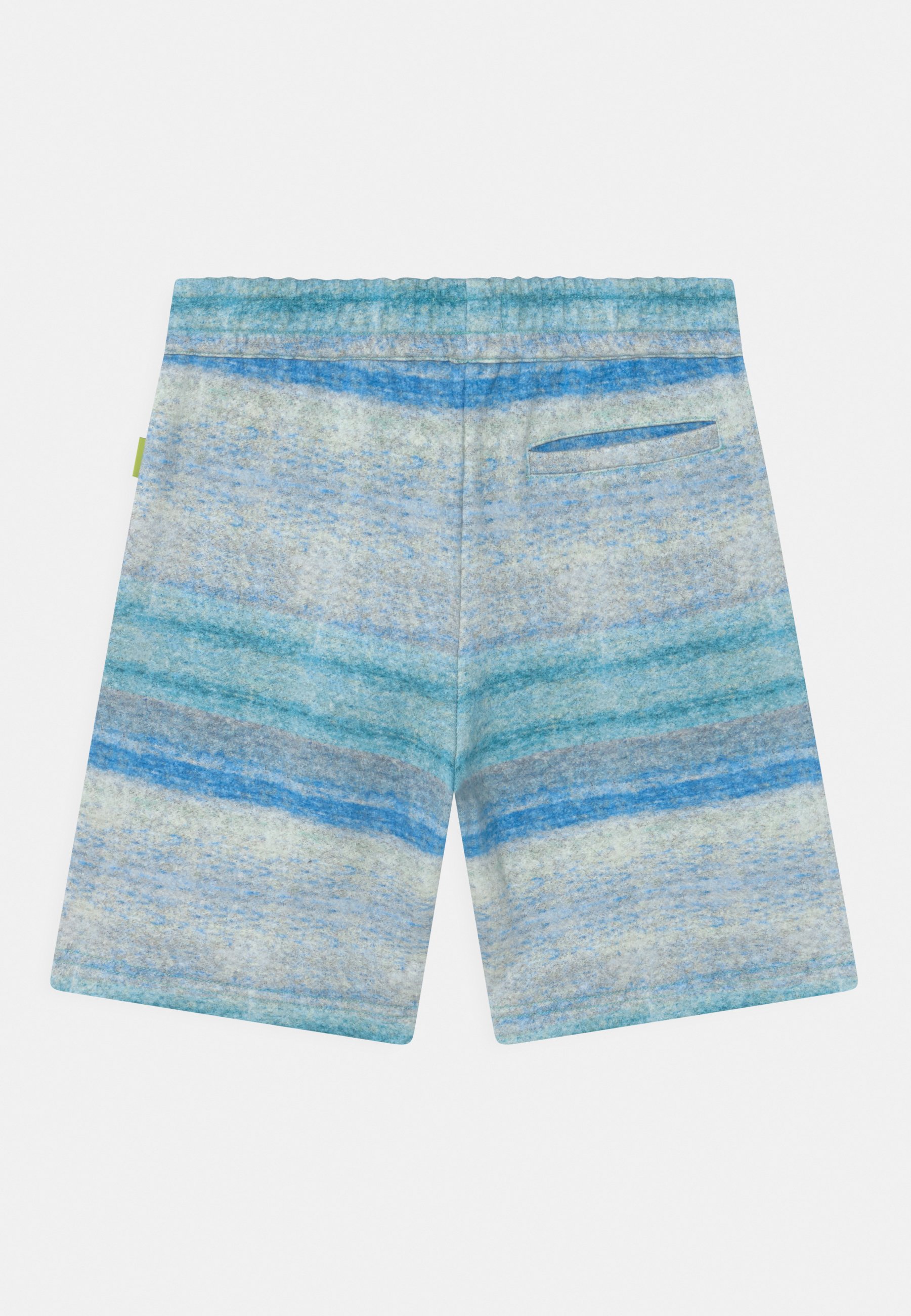 Scotch & Soda PRINTED MELANGE SWEATSHORTS - Shorts - blue melange/blue