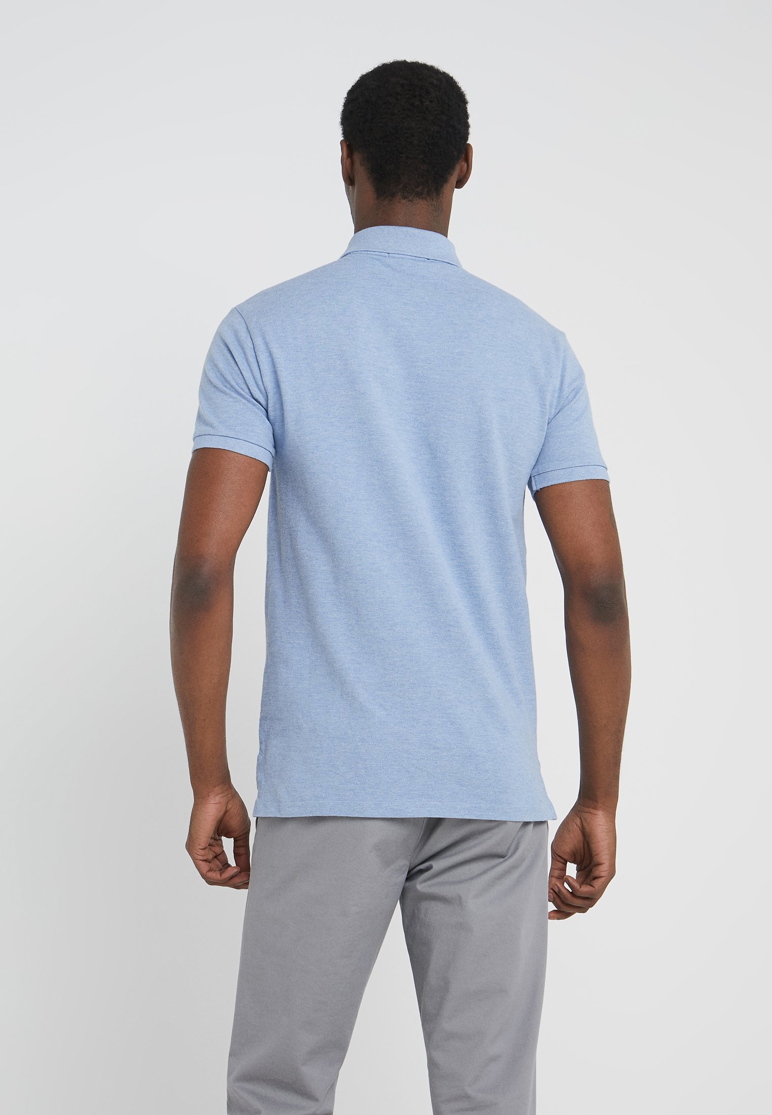 Polo Ralph Lauren SLIM FIT - Polo shirt - jamaica heather/mottled light blue