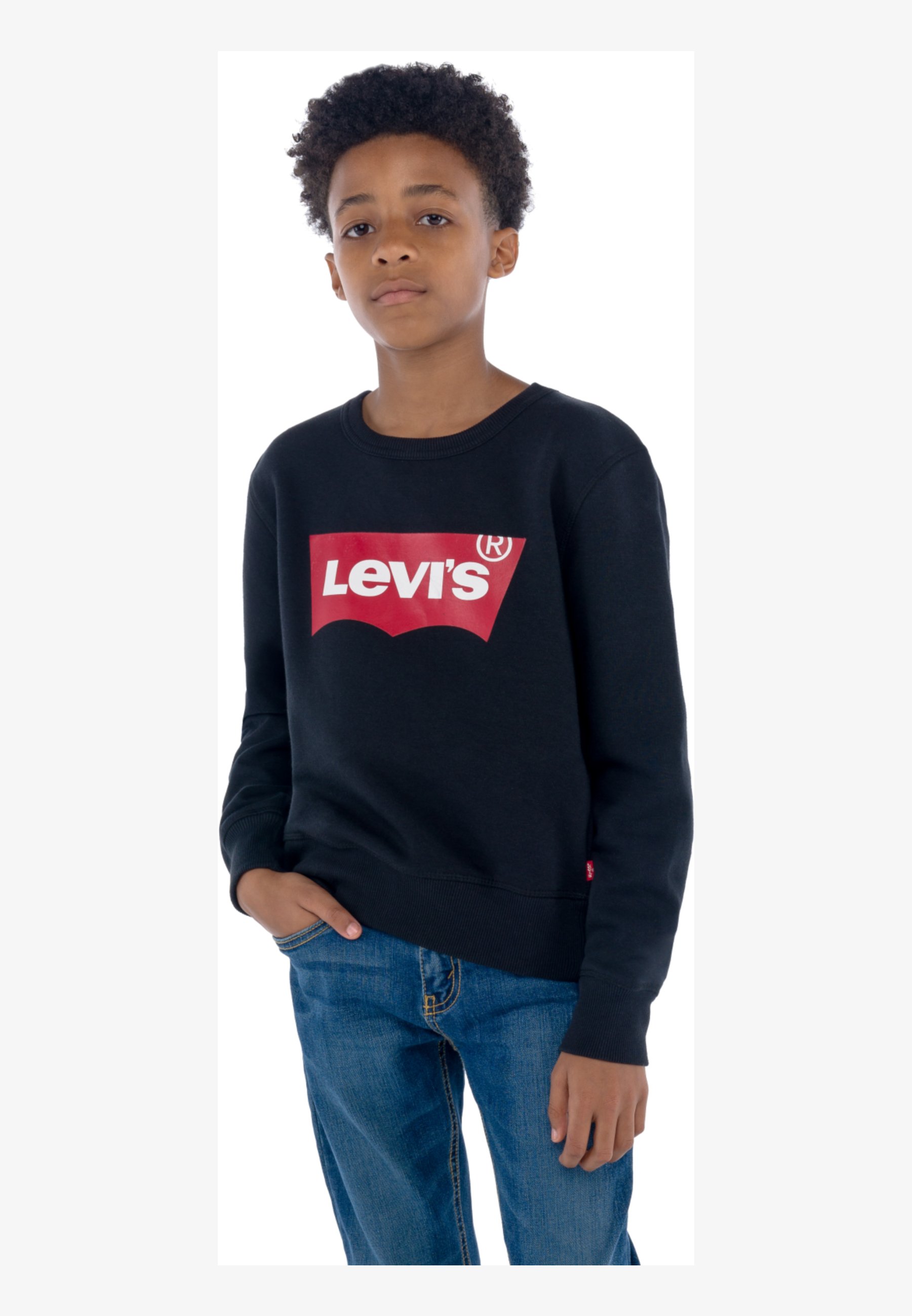 Levi's® BATWING CREWNECK - Sweatshirt - black