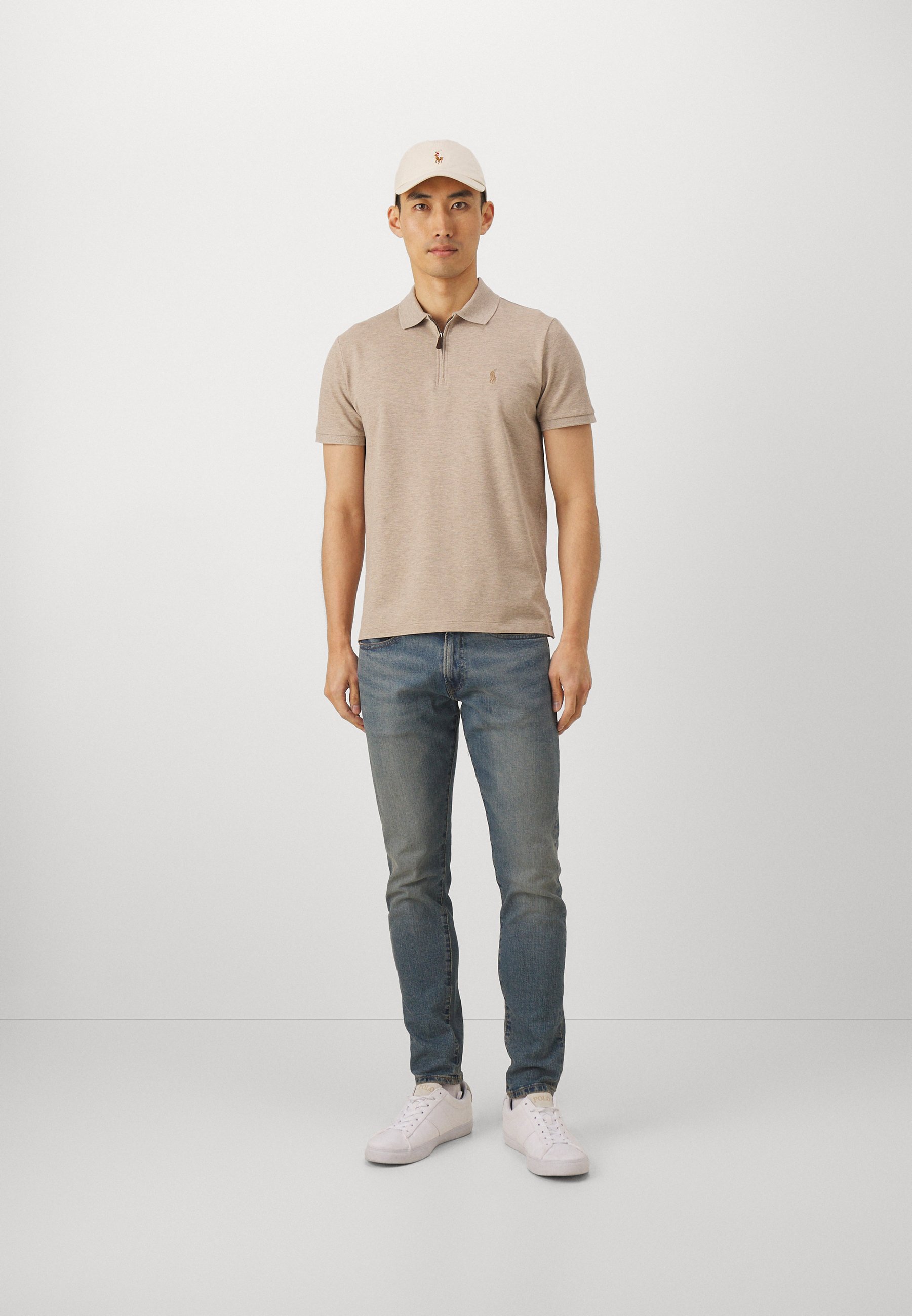 Polo Ralph Lauren SHORT SLEEVE - Polo shirt - tuscan beige heather/mottled beige