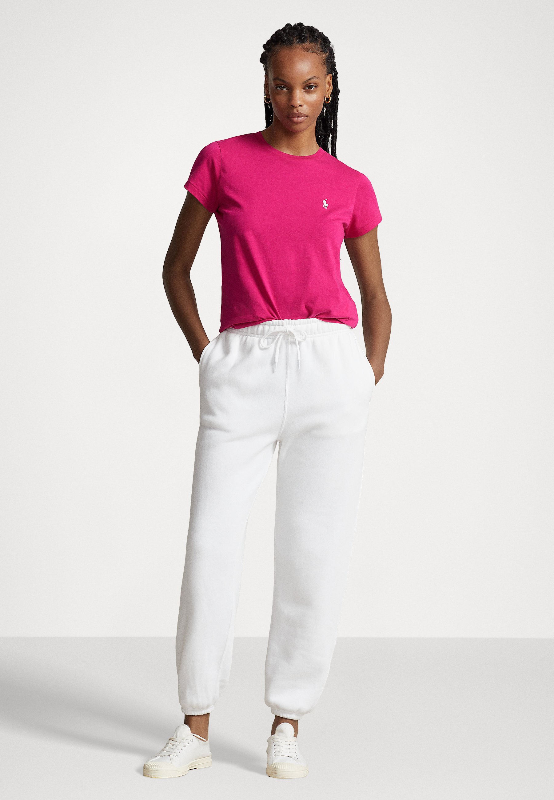 Polo Ralph Lauren SHORT SLEEVE - Basic T-shirt - pink sky/mottled pink