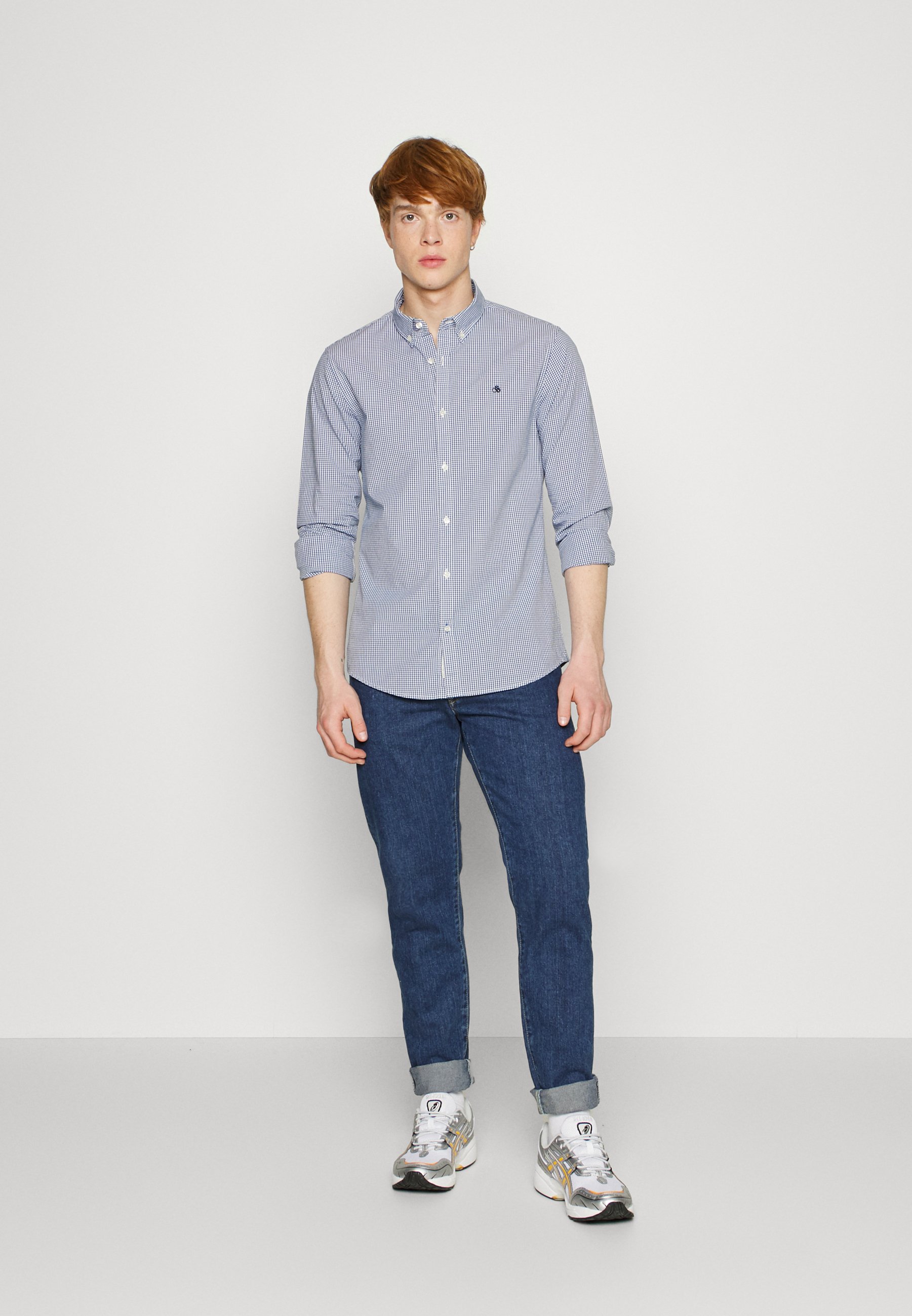 Scotch & Soda ESSENTIALS SLIM FIT SHIRT - Shirt - blue/dark blue