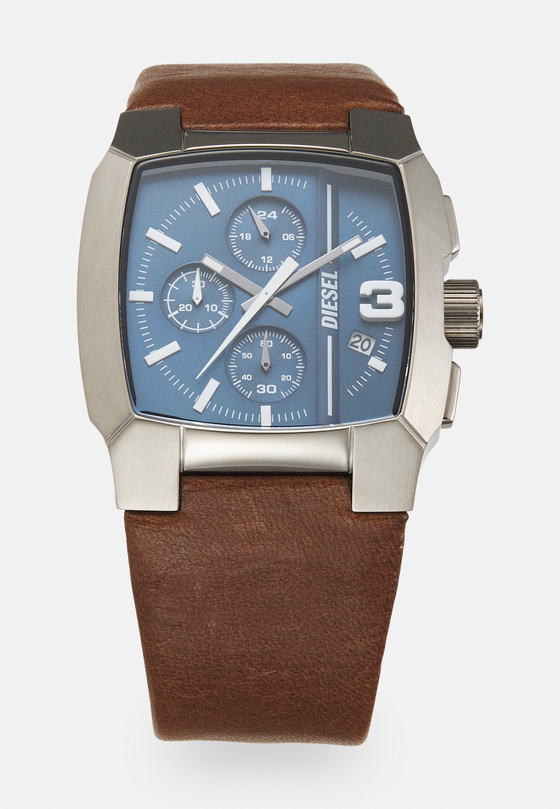 Diesel CLIFFHANGER WATCH - Chronograph watch - brown/dark blue/brown