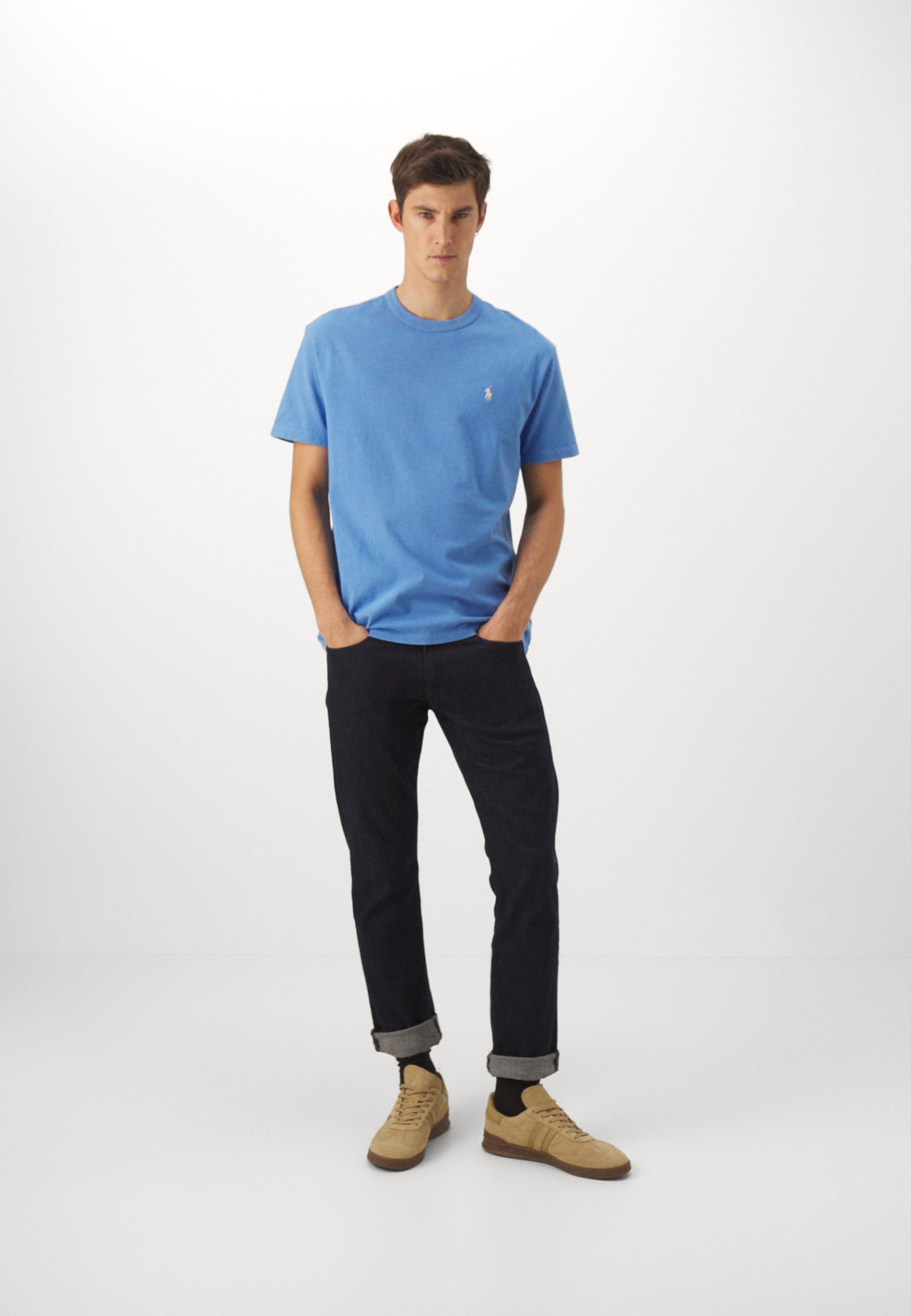 Polo Ralph Lauren SHORT SLEEVE - Basic T-shirt - summer blue/blue