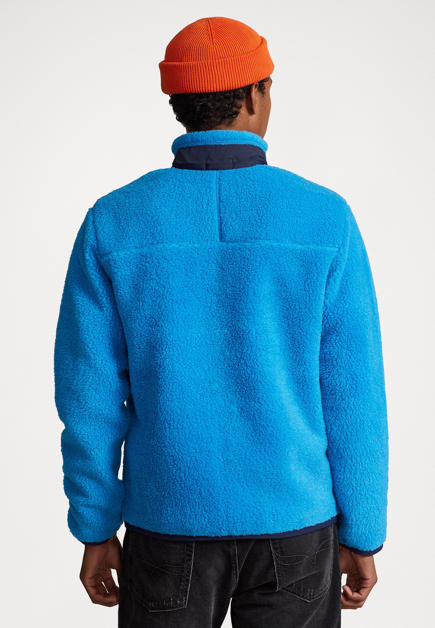 Polo Ralph Lauren LONG SLEEVE - Fleece jacket - blaze ocean/blue