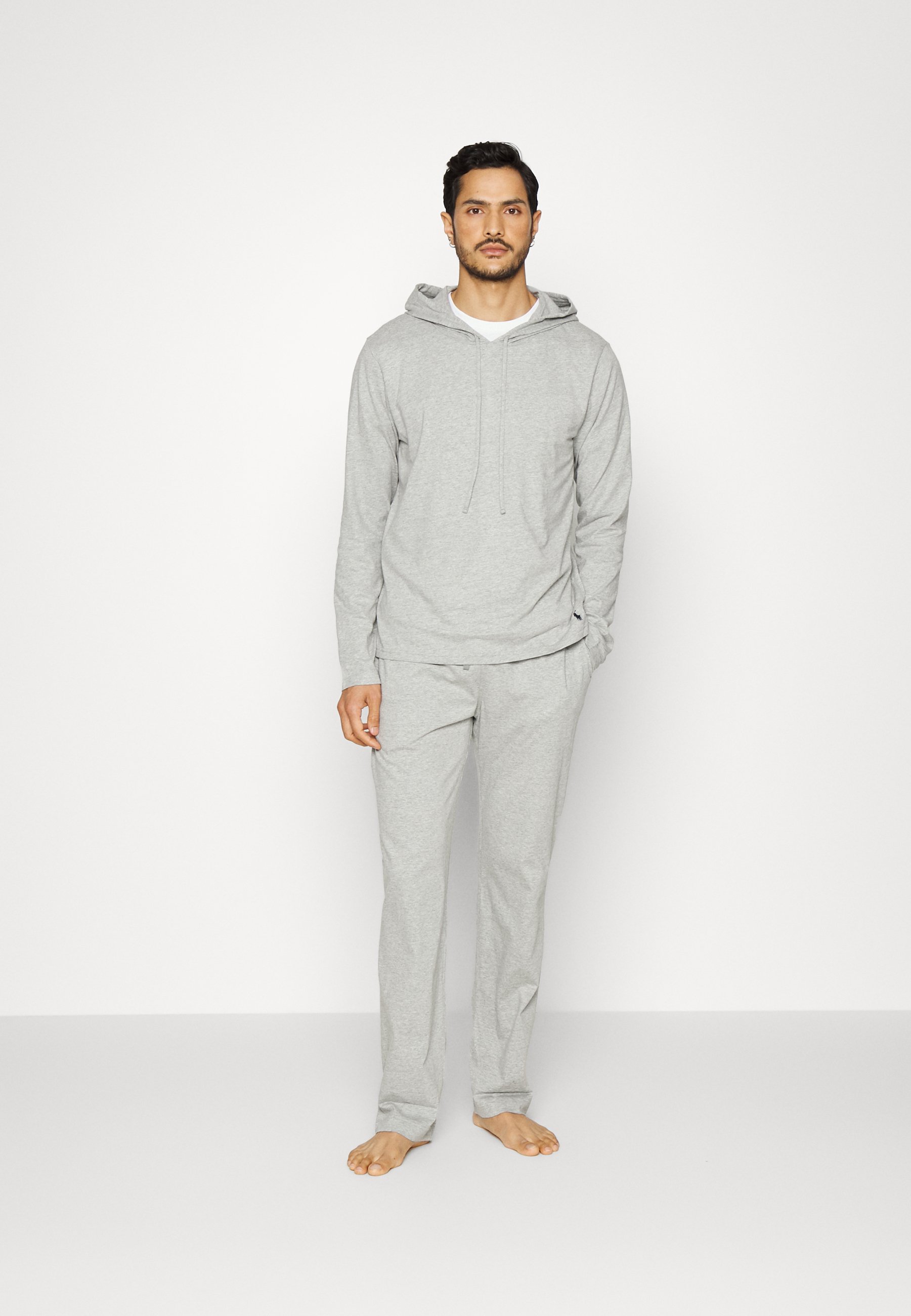 Polo Ralph Lauren HOODIE - Pyjama top - andover heather/dark blue
