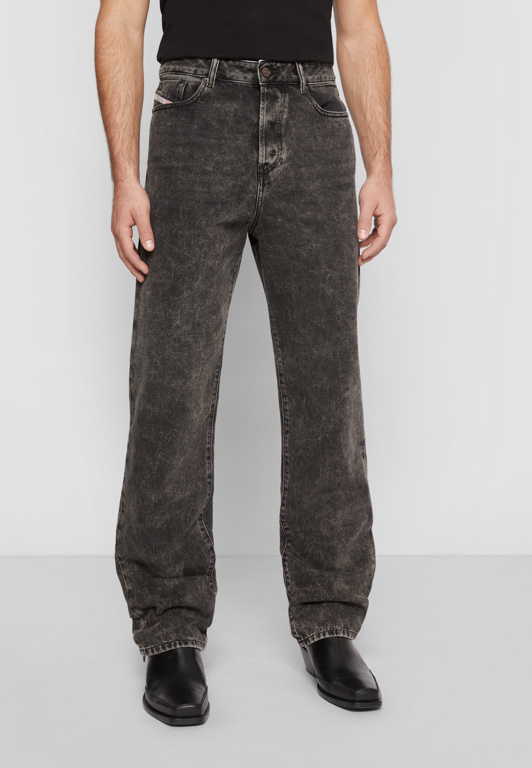 Diesel 1955 High Waist - Straight leg jeans - 09b87 02/grey denim