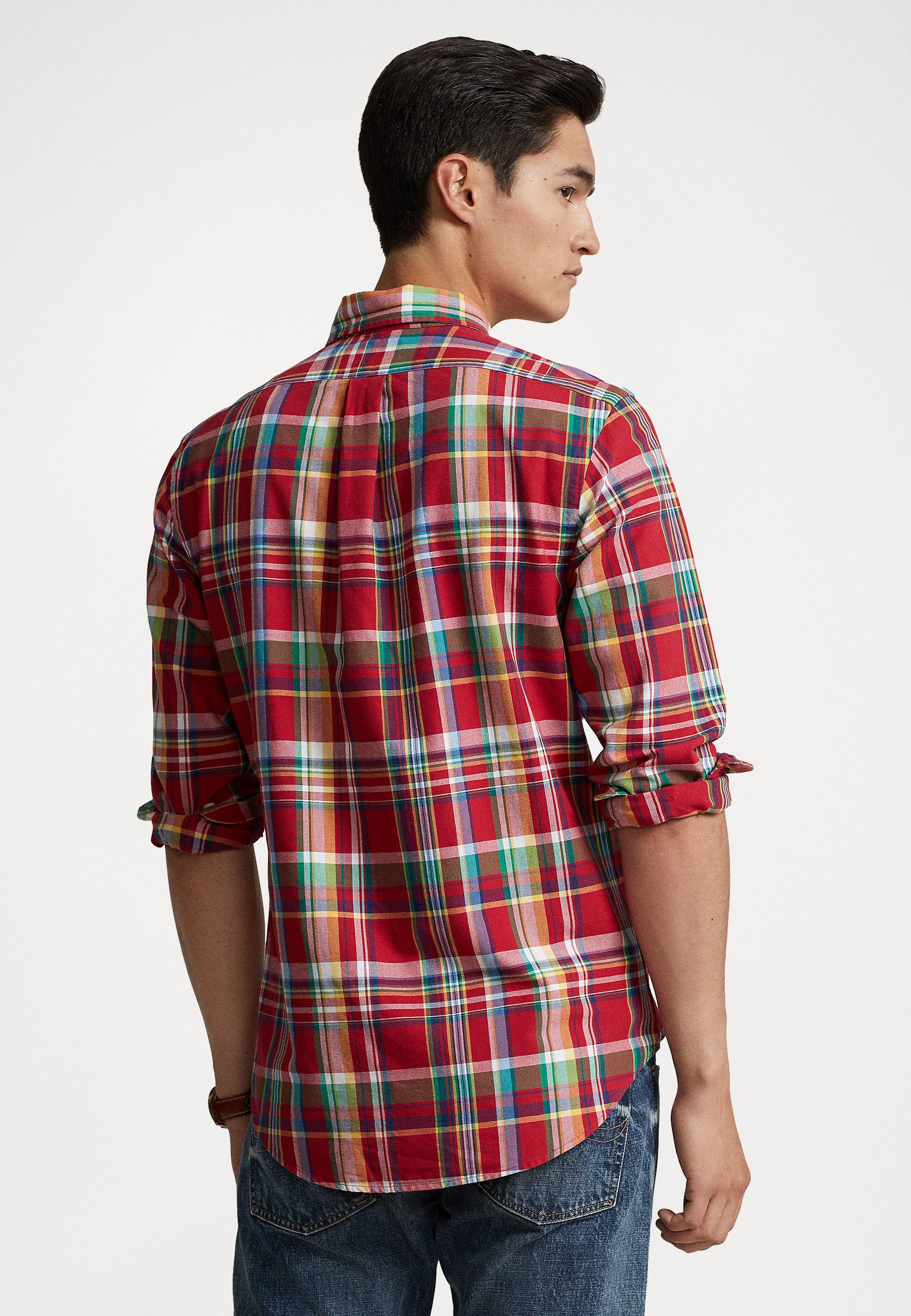 Polo Ralph Lauren LONG SLEEVE SPORT SHIRT - Shirt - red/green multi/red
