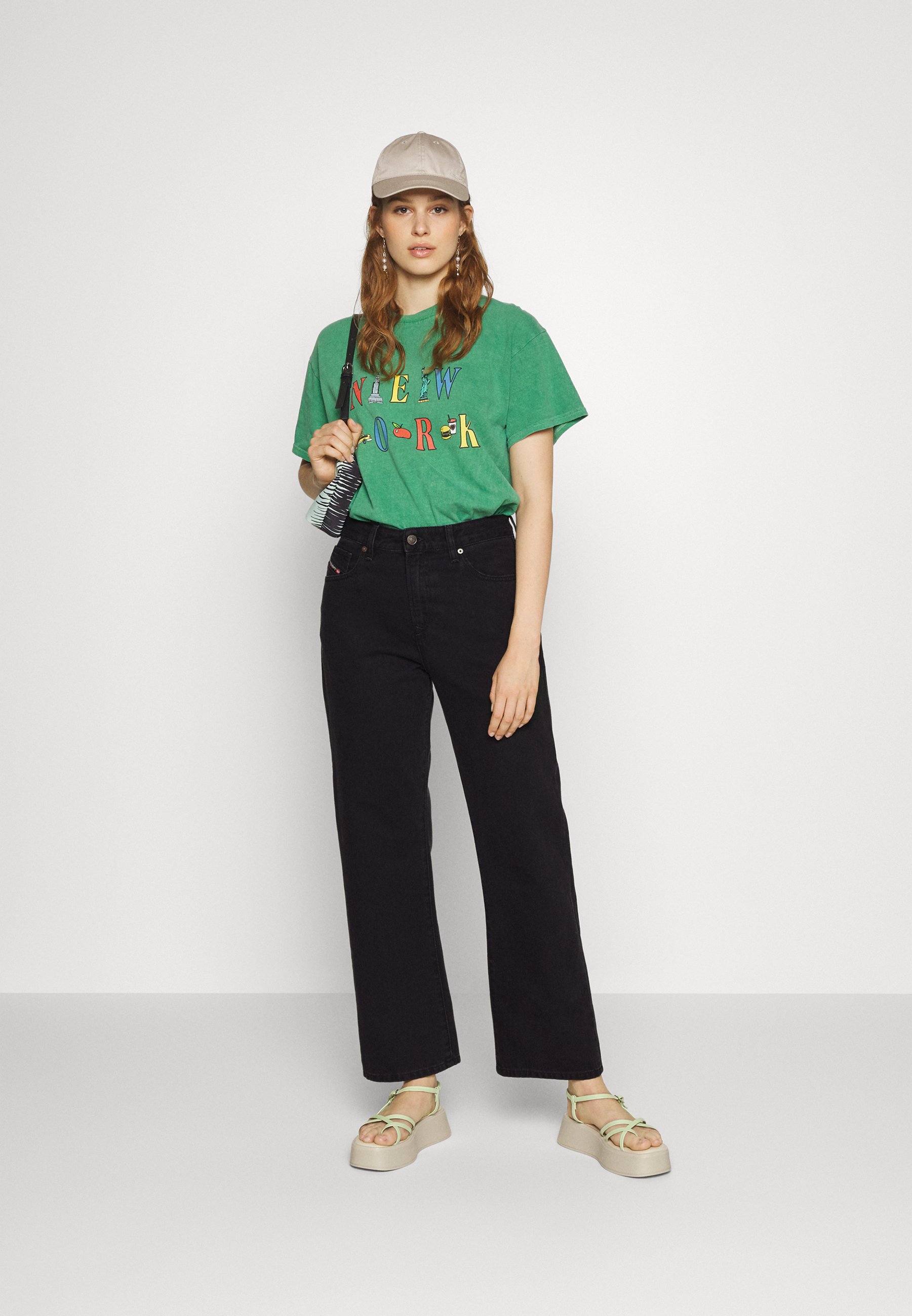 Diesel Relaxed fit jeans - black denim